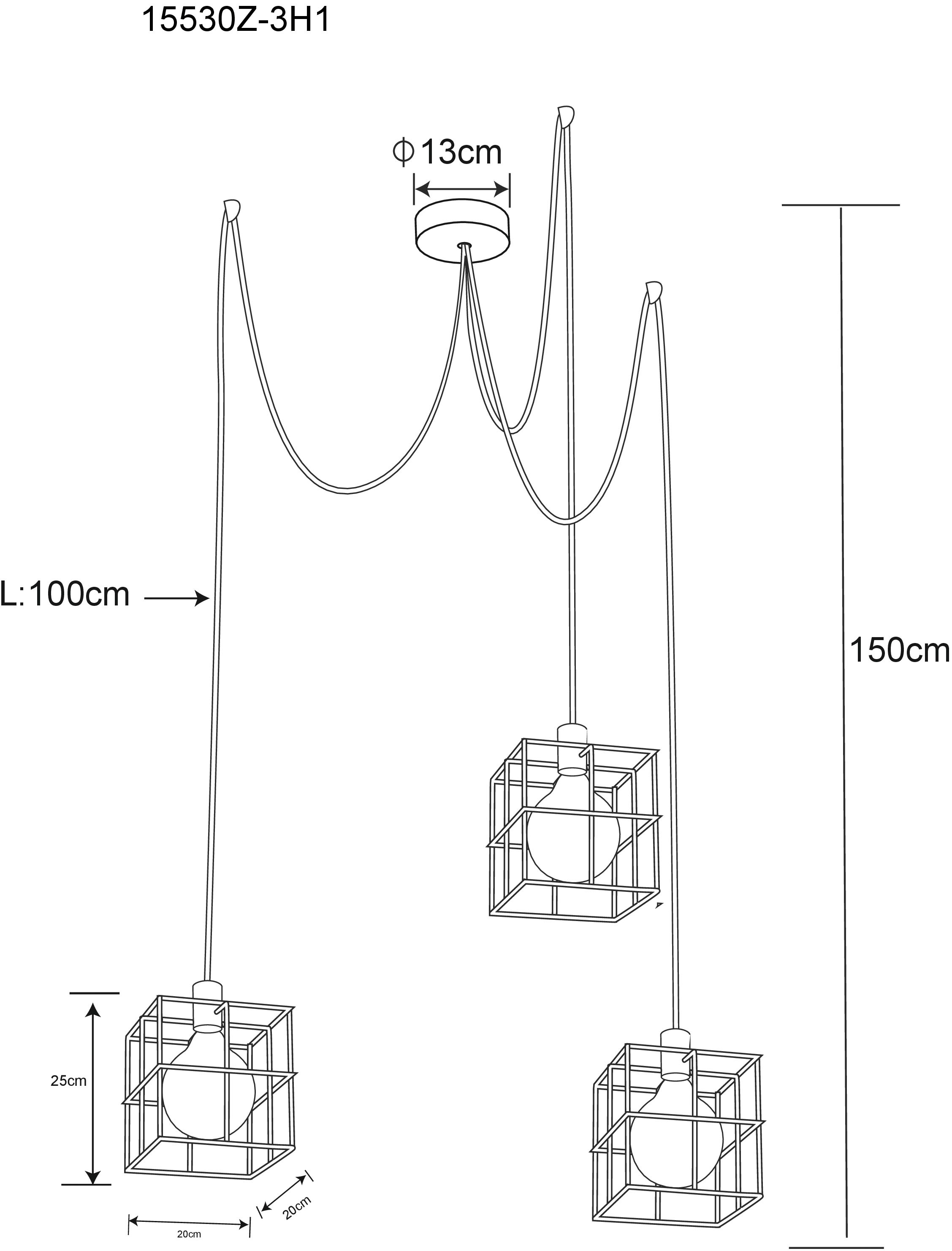 GLOBO LIGHTING Hängeleuchte »MERRIL« E27 1 Stk. Hängeleuchte für Esszimmer Industrial zink