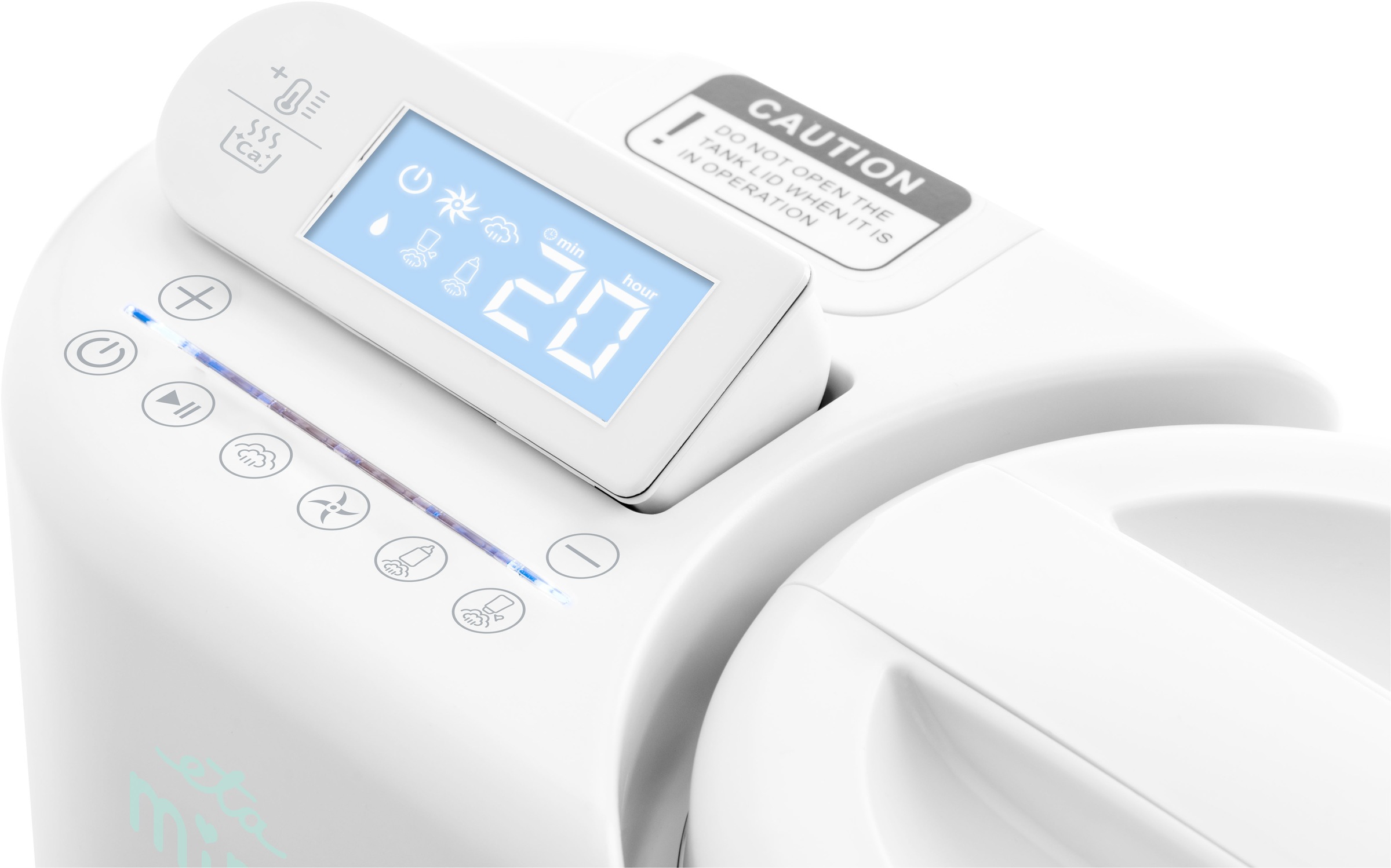 eta Babynahrungszubereiter »Dampfgarer ETA Mimi«, 6-in-1-Multifunktionsgerät, Touchpanel mit ausklappbarem LCD-Panel