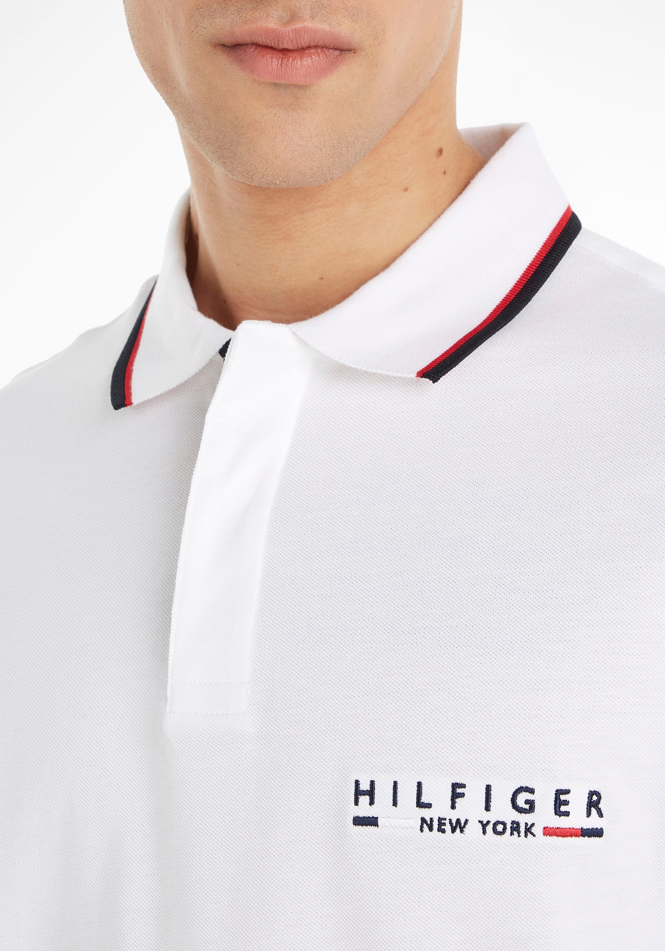 Tommy Hilfiger Logotape »BRAND mit bestellen Kragen Poloshirt am LOVE POLO«, LOGO REG