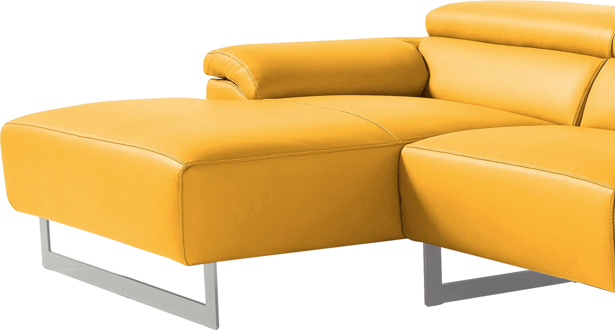 Egoitaliano Ecksofa »Malika, edel und bequem, Designsofa mit hochwertigen B günstig online kaufen
