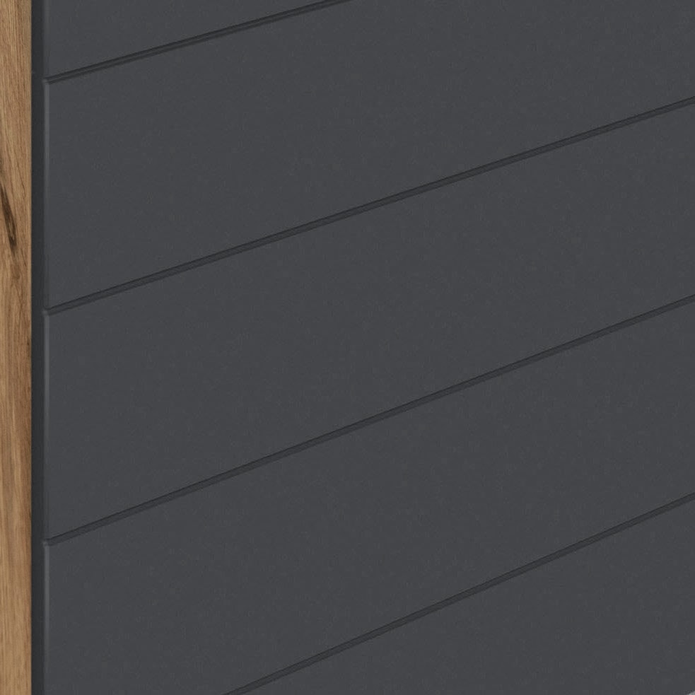 KOCHSTATION Unterschrank »KS-Luhe« 60 cm breit, hochwertige MDF-Fronten mit waagerechter Lisene