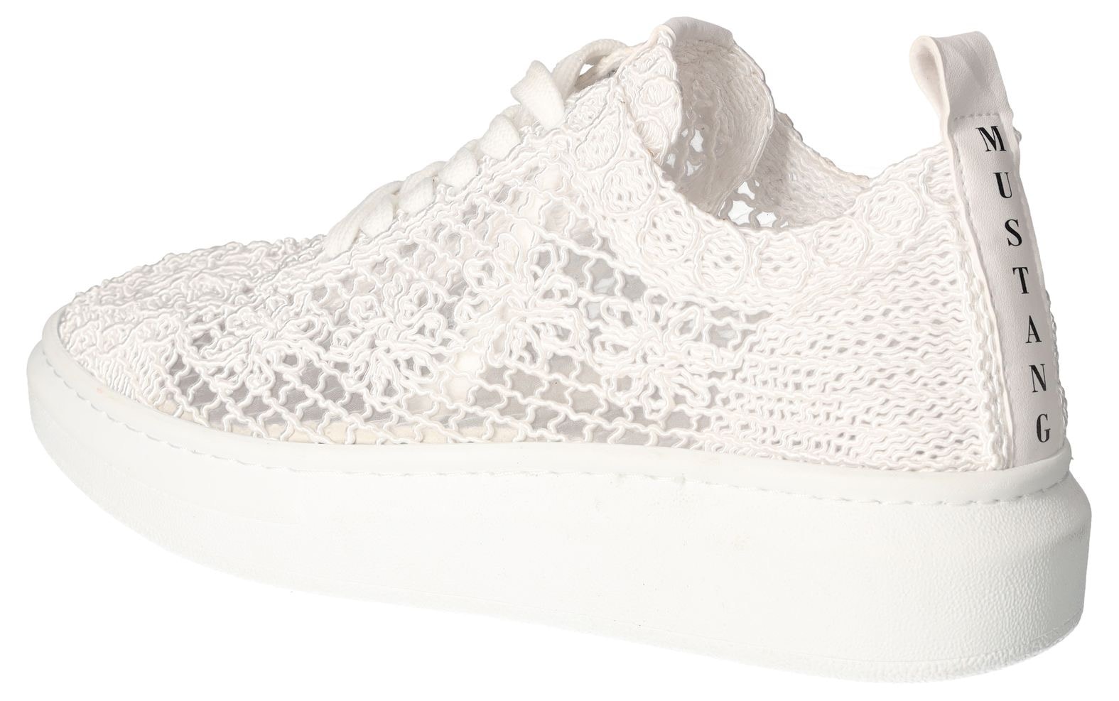 Mustang Shoes Sneaker, Plateausneaker, Schnürschuh mit Keilabsatz