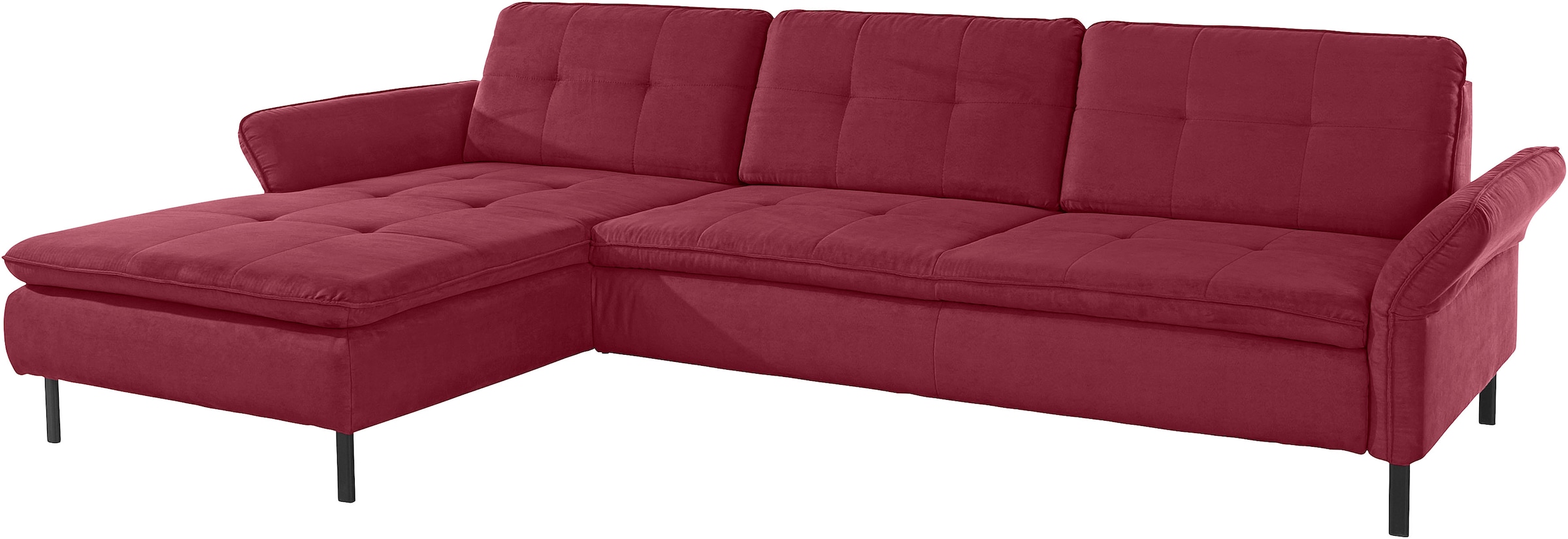 INOSIGN Ecksofa »Birkholm L-Form«, Armlehnverstellung, auch in Easy Clean Bezug - mit Wasser zu reinigen