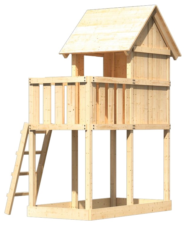KONIFERA Spielturm »Finni«, BxTxH: 107x202x291 cm, mit Sandkasten