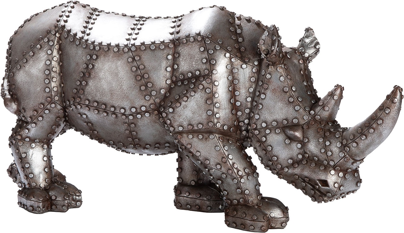 GILDE Skulptur »Figur Nashorn Rhino«