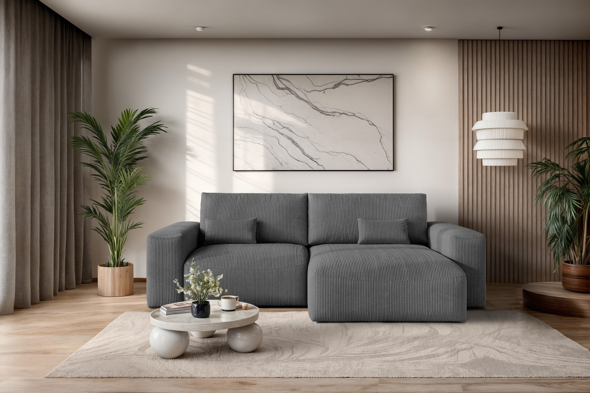 OTTO home Ecksofa »MATTS Schlafsofa mit Bettkasten, Maße B/T/H: 265/159/89 günstig online kaufen