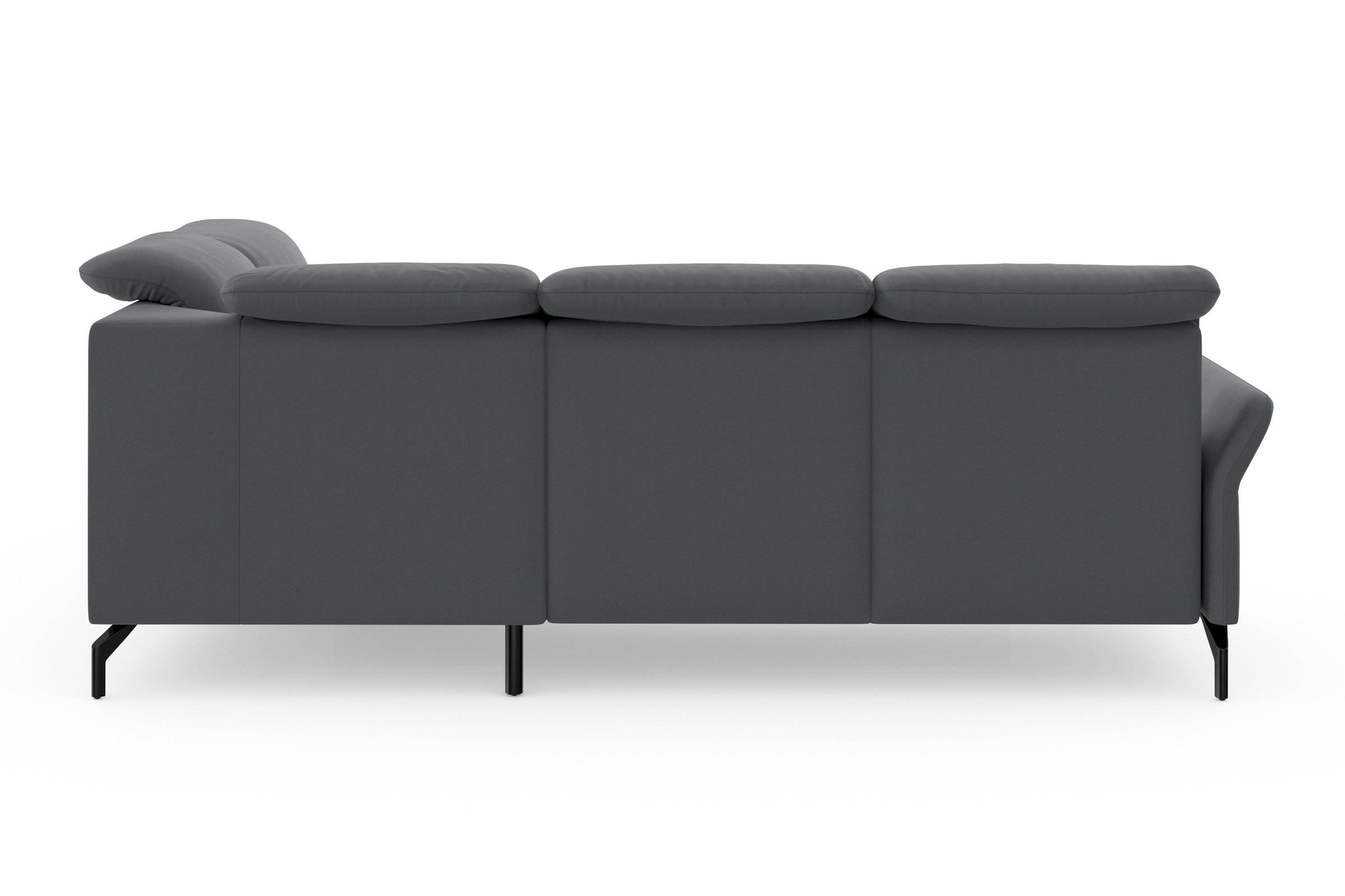 sit&more Ecksofa »Fashion L-Form« wahlweise mit Kopfteilverstellung und Vorziehsitz, motorisch