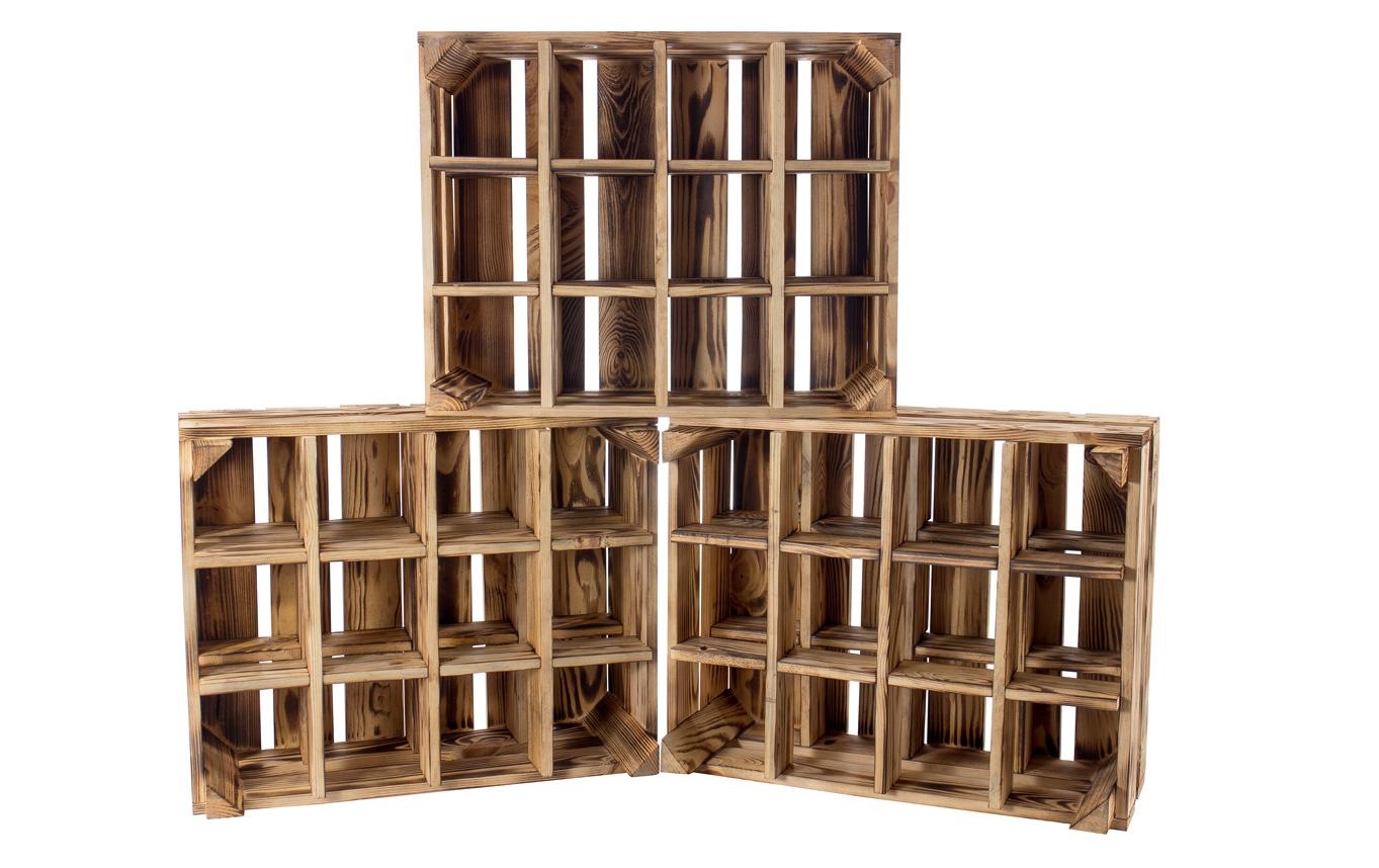 Holz Zollhaus Flaschenregal »Vintage«