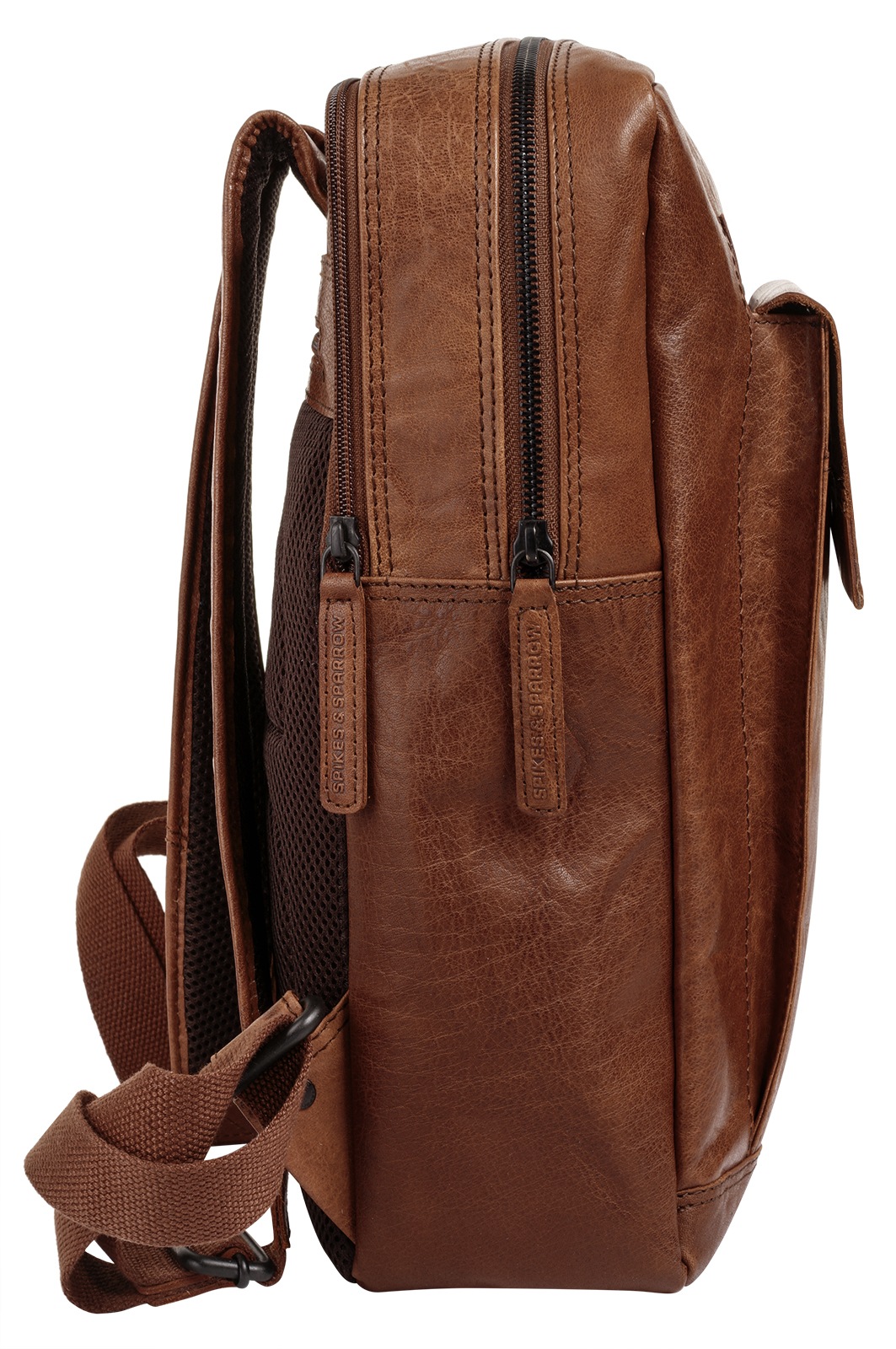 Spikes & Sparrow Laptoprucksack, echt Leder
