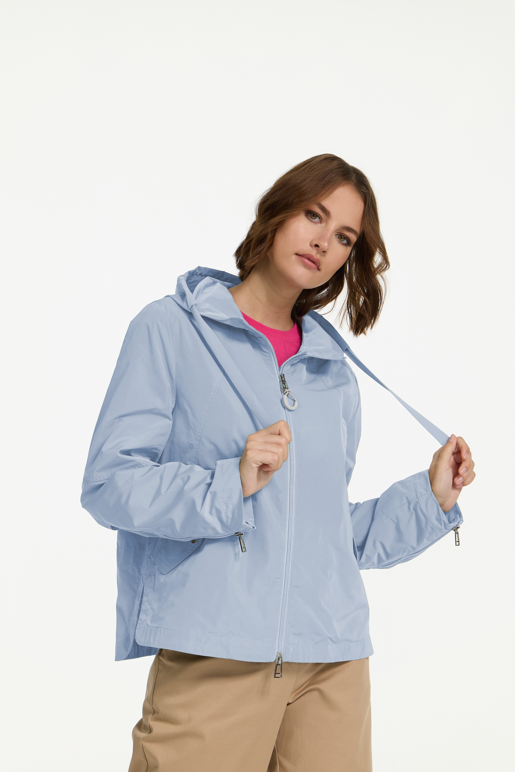 MANISA Kurzjacke, mit Kapuze, mit Kapuze