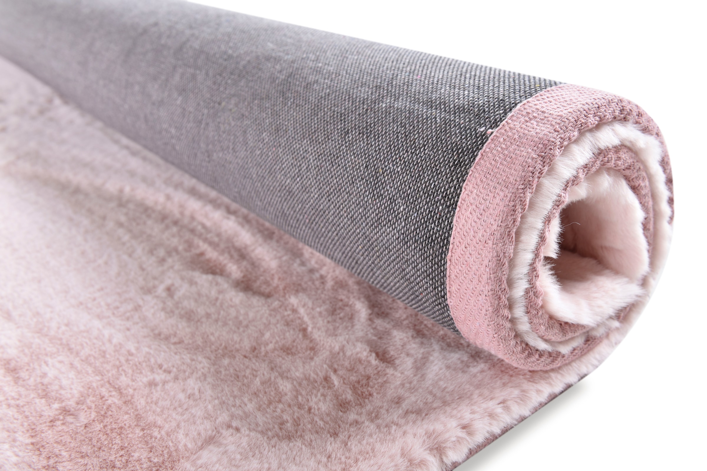 my home Fellteppich »Guidel«, rechteckig, 30 mm Höhe, Kunstfell, Kuschelteppich, Uni Farben, super weich, Wohnzimmer