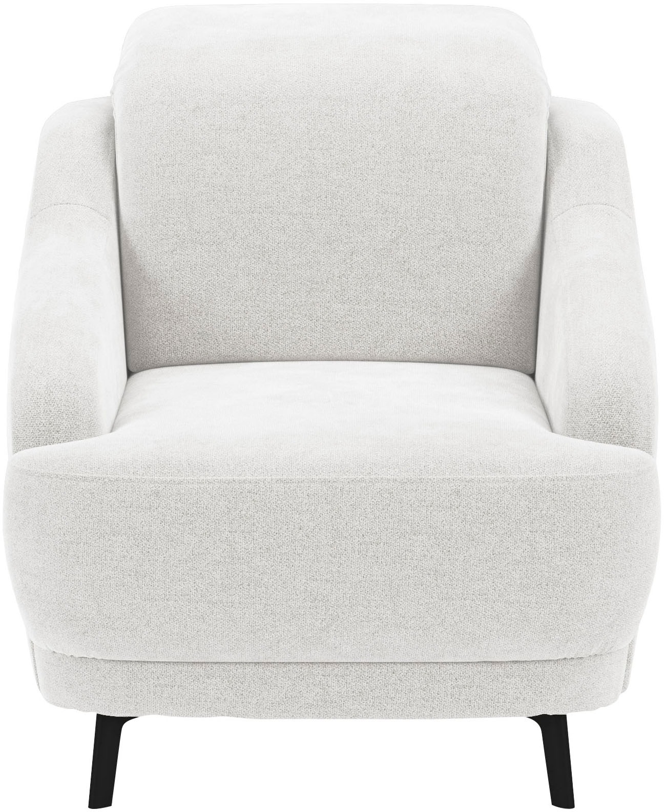 sit&more Sessel »Blues«, (1 St.), mit Metallfüßen, schwarz-matt günstig online kaufen