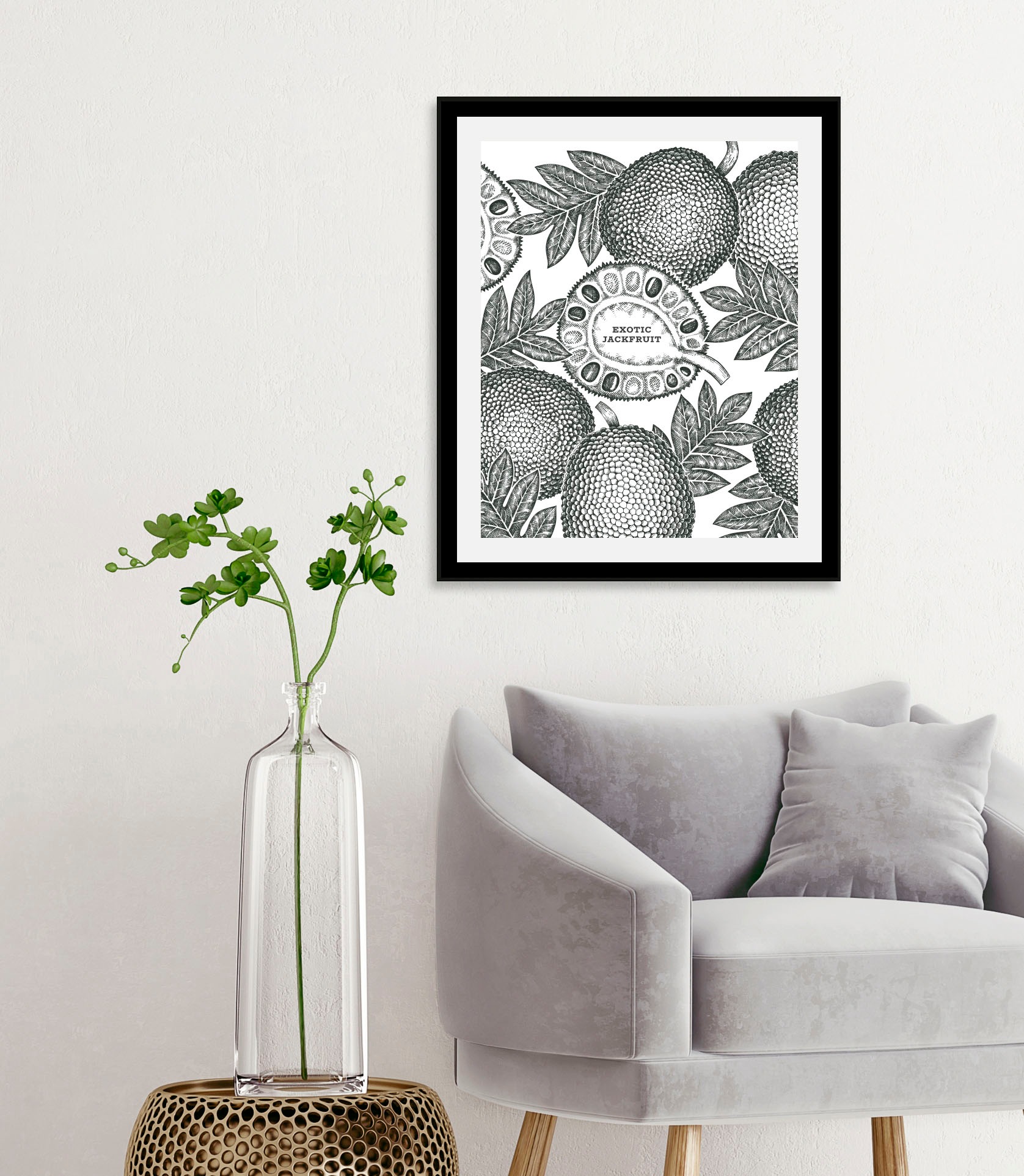 queence Bild »Exotic Jackfruit«, Obst-Obst Bilder-Essen-Lebensmittel-Kunst- günstig online kaufen