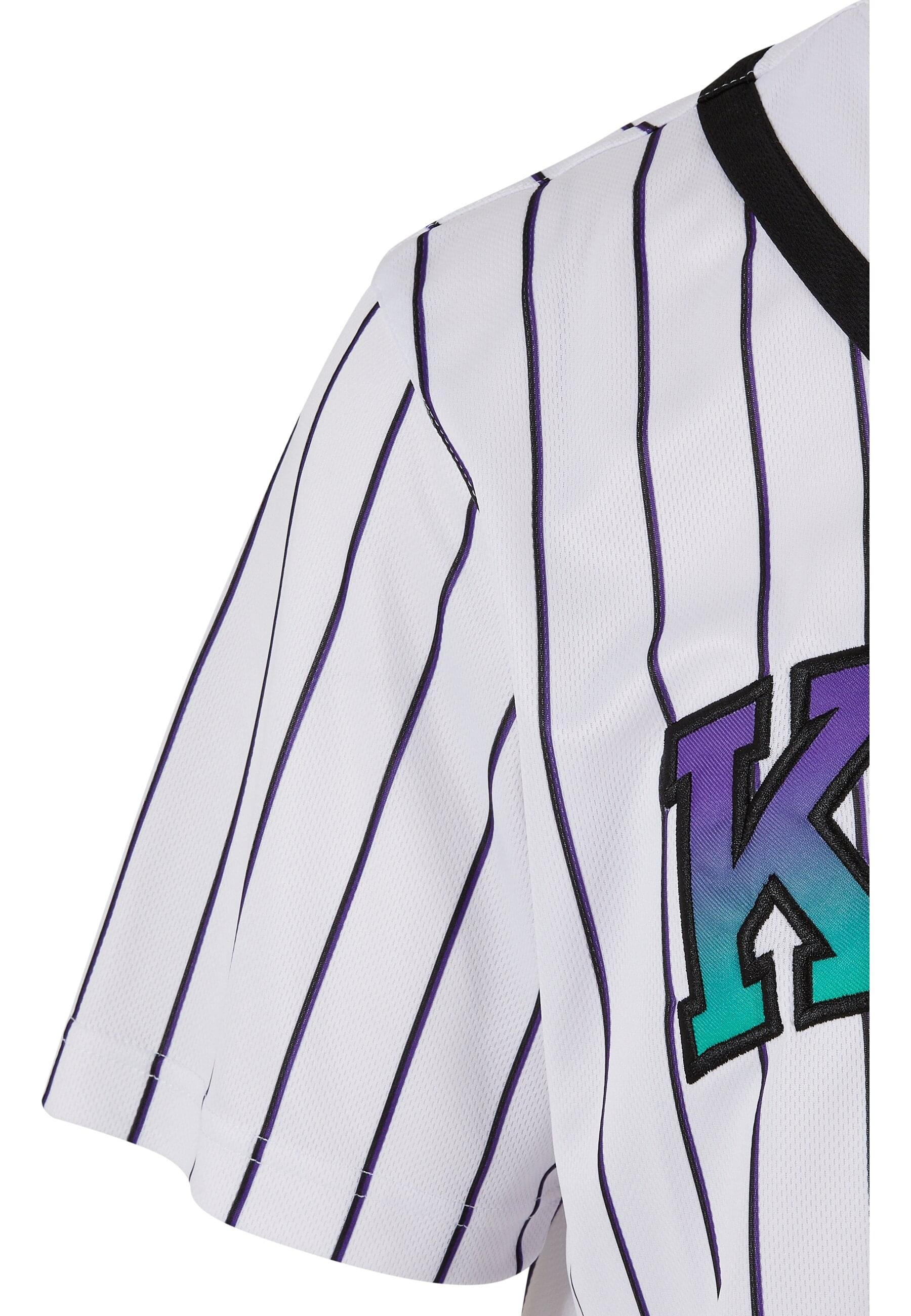 Karl Kani T-Shirt »Karl Kani Herren KM233-003-2 KK Serif Pinstripe Baseball Shirt« 1 Stk.