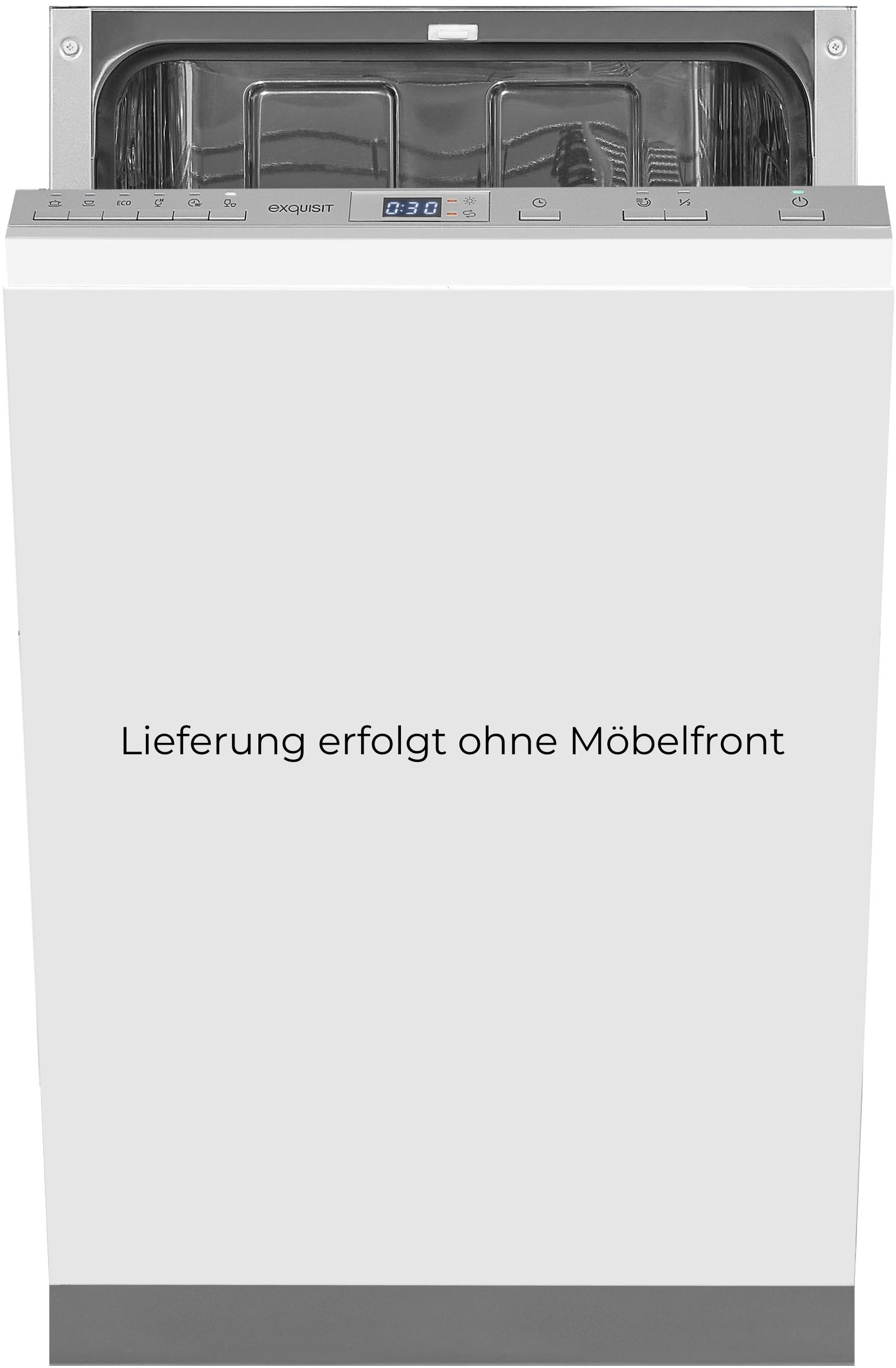 exquisit vollintegrierbarer Geschirrspüler »EGSP2109-E-030E silber«, 9 Maßg günstig online kaufen