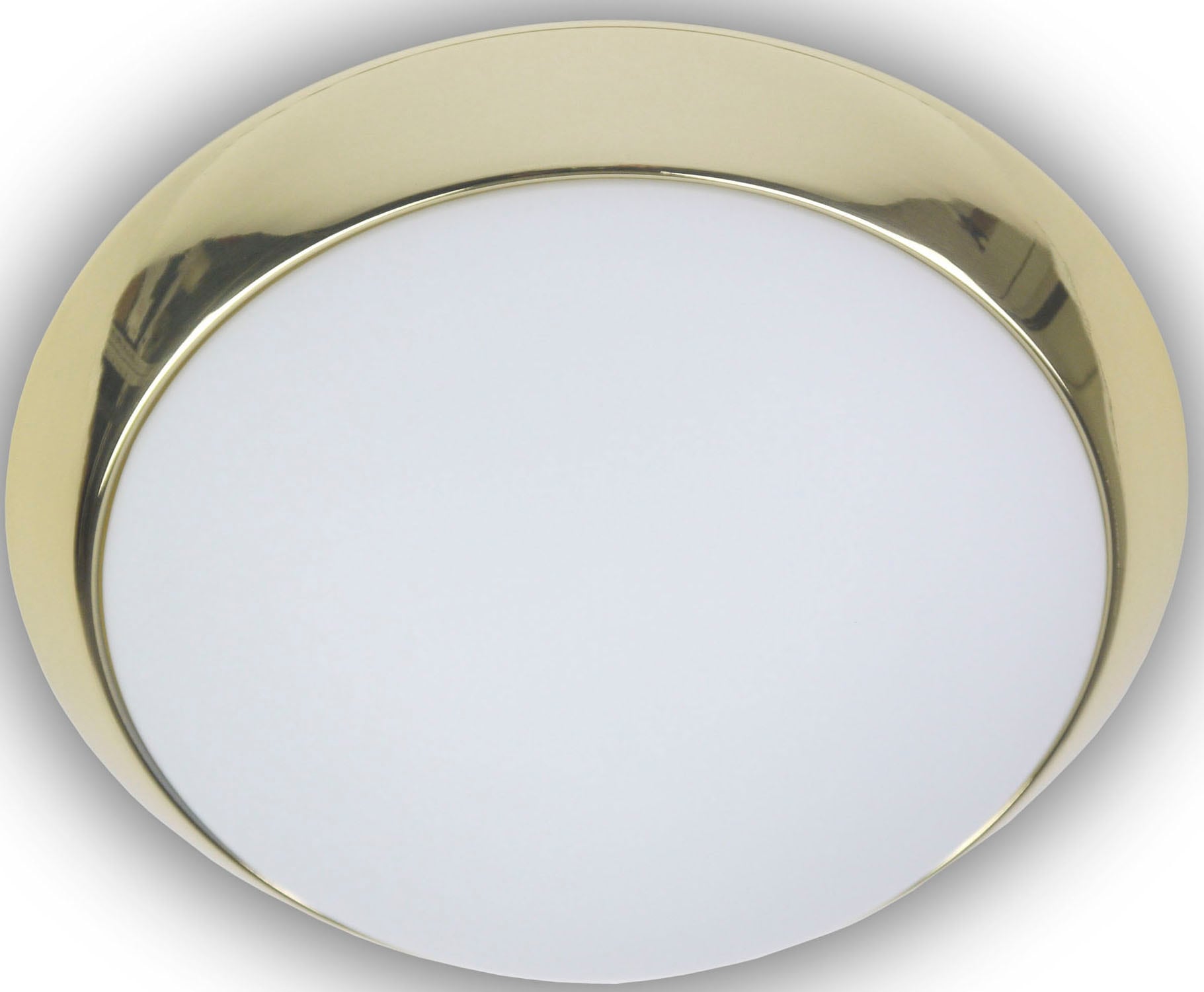 1 matt, Dekorring Messing bestellen niermann LED«, »Opal Deckenleuchte 35cm, online poliert, flammig-flammig
