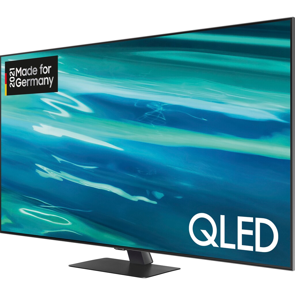 Samsung QLED-Fernseher »GQ55Q80AAT«, 138 cm/55 Zoll, 4K Ultra HD, Smart-TV, Quantum HDR 1500,Quantum Prozessor 4K,Direct Full Array