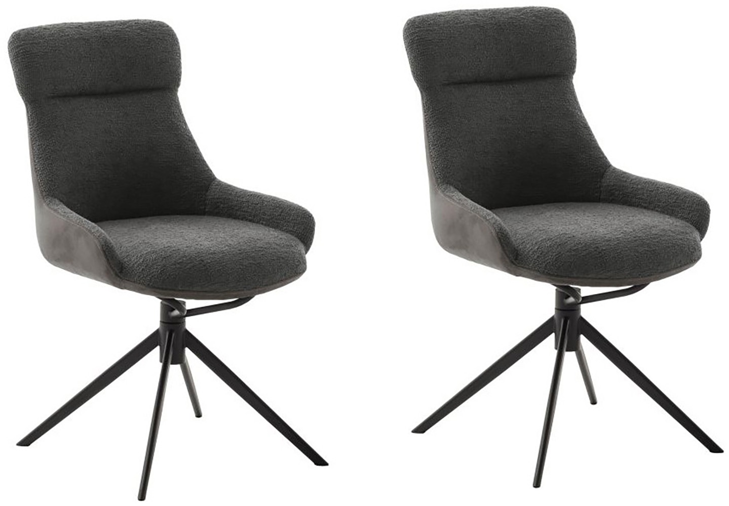 MCA furniture Esszimmerstuhl, Feingewebe, (2er-Set), drehbar 360°, Dreh- & günstig online kaufen