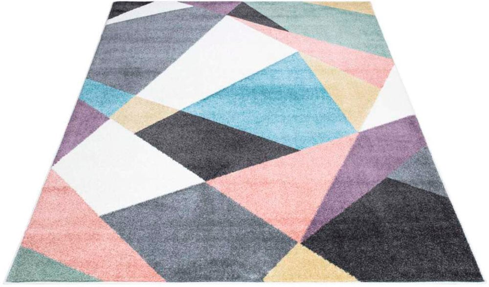 Carpet City Teppich »YOUNG915«, rechteckig, Bunter Kinderteppich mit Geo-Mu günstig online kaufen