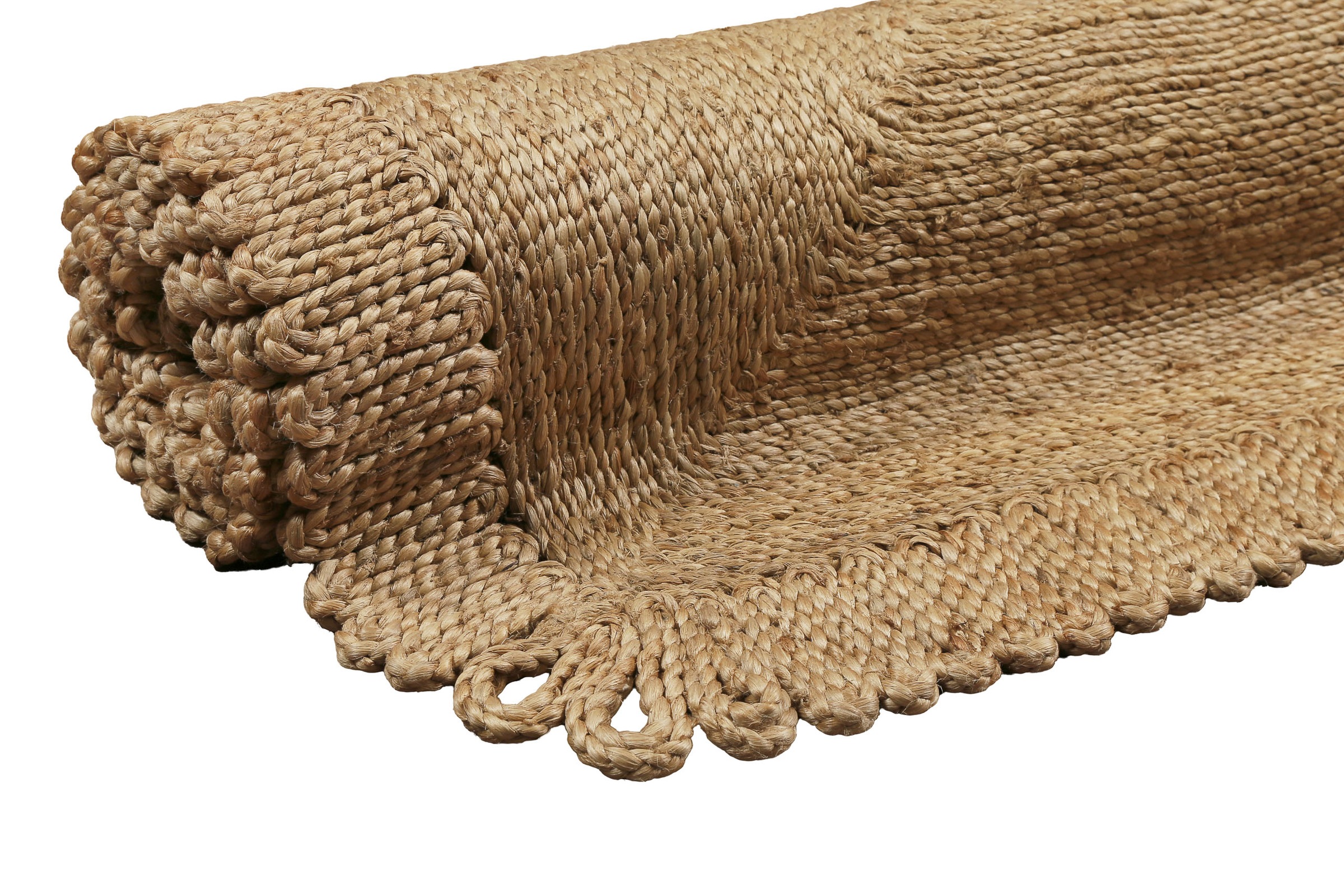 Green Looop Teppich »June«, rechteckig, 12 mm Höhe, handgewebt, robust, strapazierfähig, skandinavisch, Naturfaser