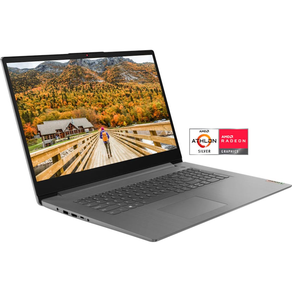 Lenovo Notebook »IdeaPad 3 17ADA6«, 43,94 cm, / 17,3 Zoll, AMD, Athlon Silver, Radeon Graphics, 256 GB SSD