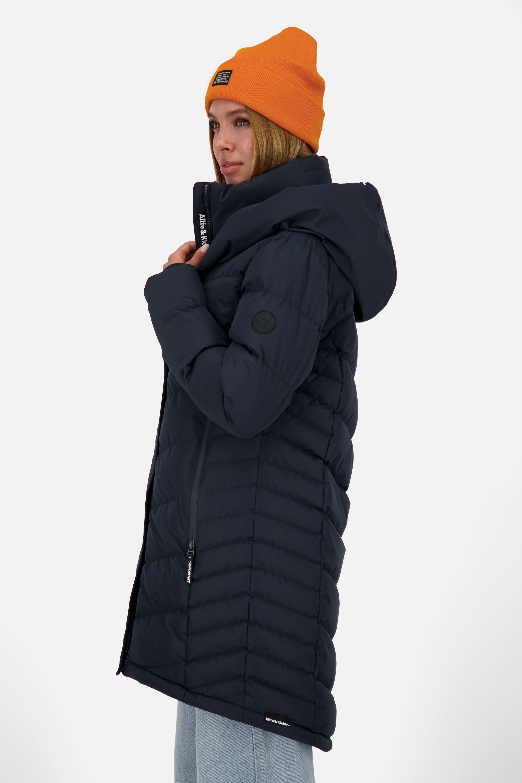 Alife & Kickin Winterjacke »Damen AngelaAK A«, Warme gefütterte Damen Winterjacke mit kuschligem Teddy-Innenfutter