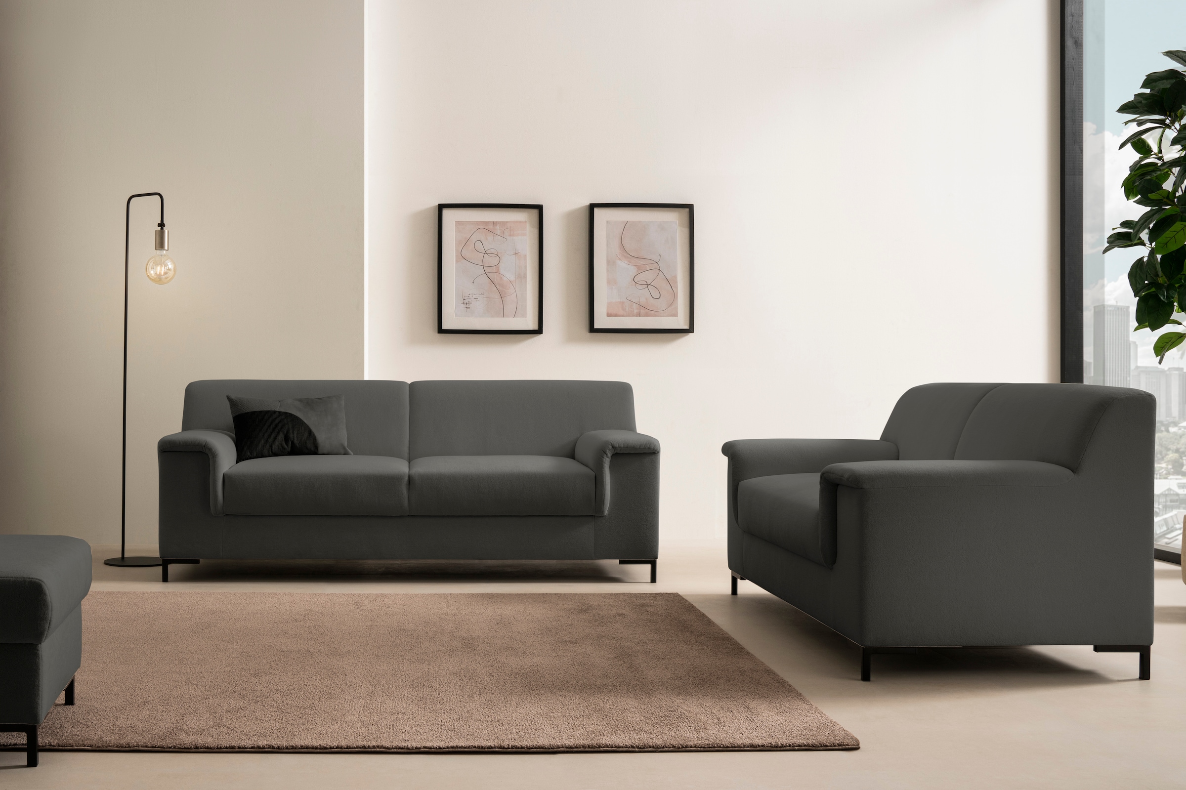 Home affaire Polstergarnitur »Jamie 2, auch in Cord, Set: bestehend aus 1,5 günstig online kaufen