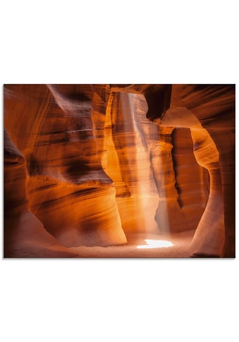 Artland Glasbild »Antelope Canyon Lichtsäule II«, Amerika, (1 St.) kaufen