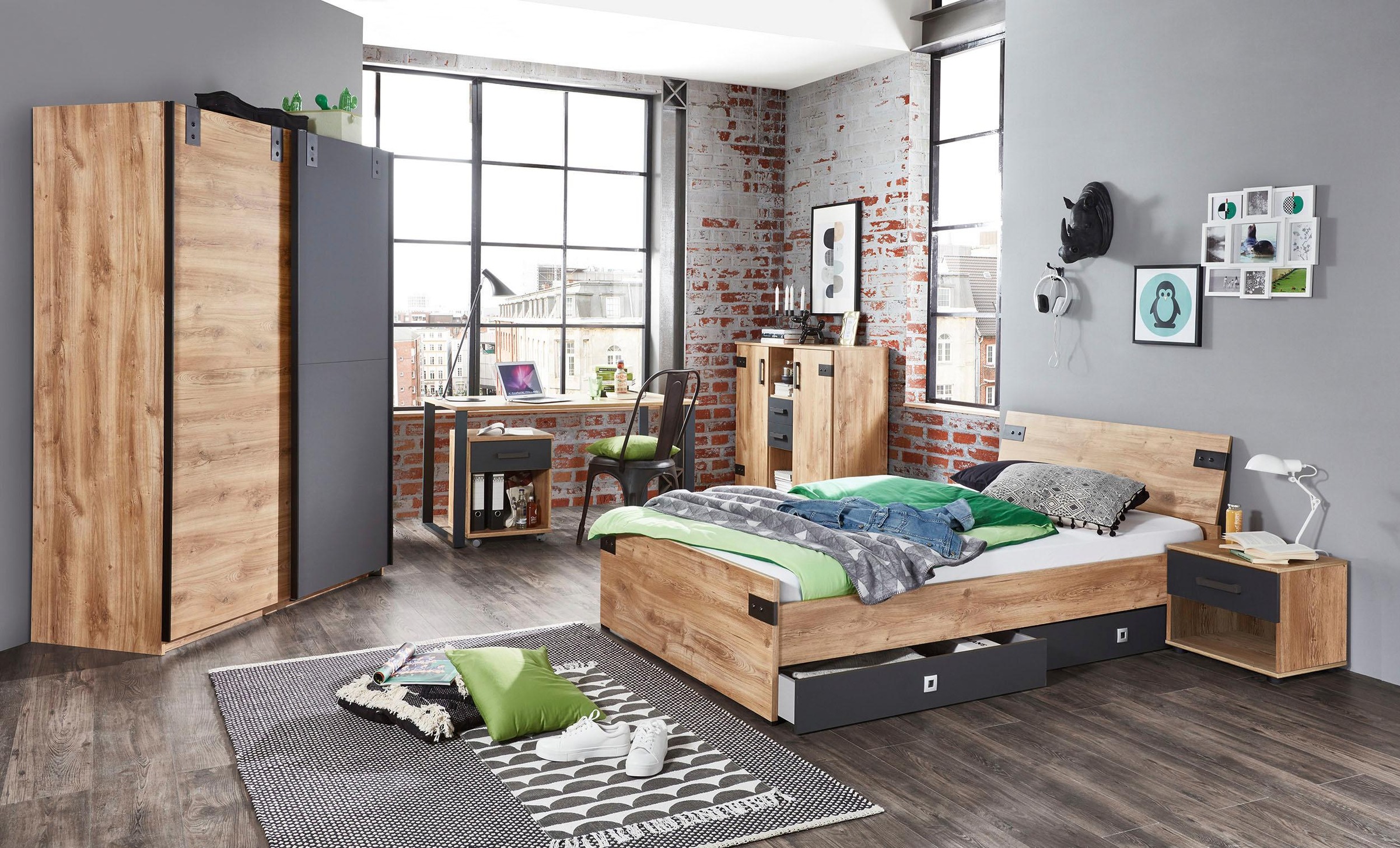Wimex Schwebetürenschrank "Liverpool, Made in Germany", Kleiderschrank im I günstig online kaufen