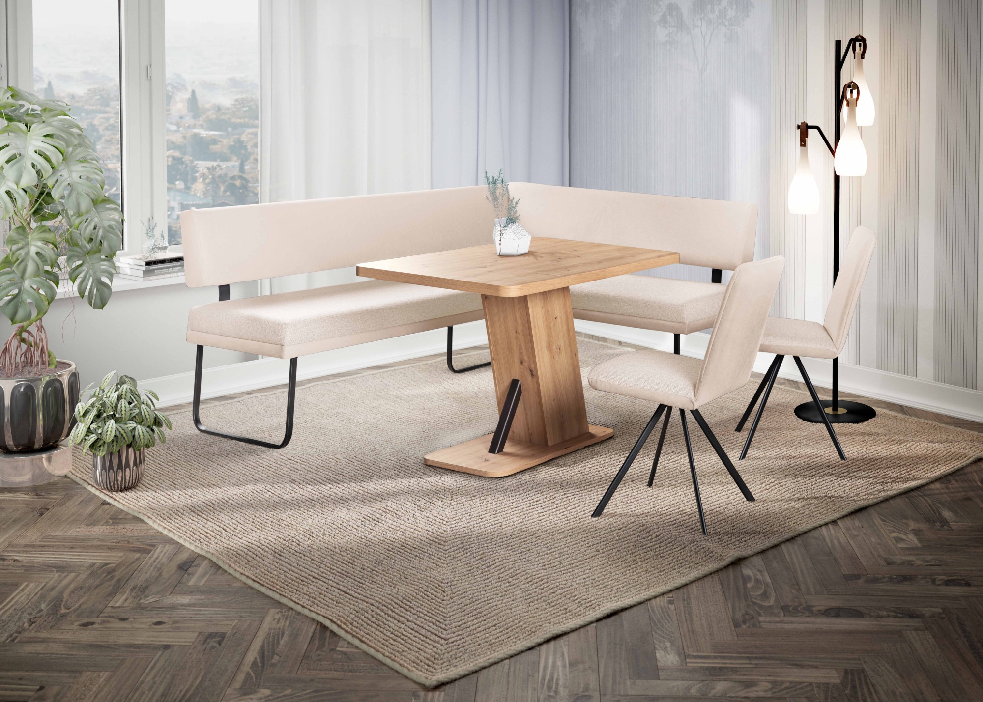 Home affaire Esszimmerstuhl »Gabi Polsterstuhl, Küchenstuhl, 4-Fußstuhl« () günstig online kaufen