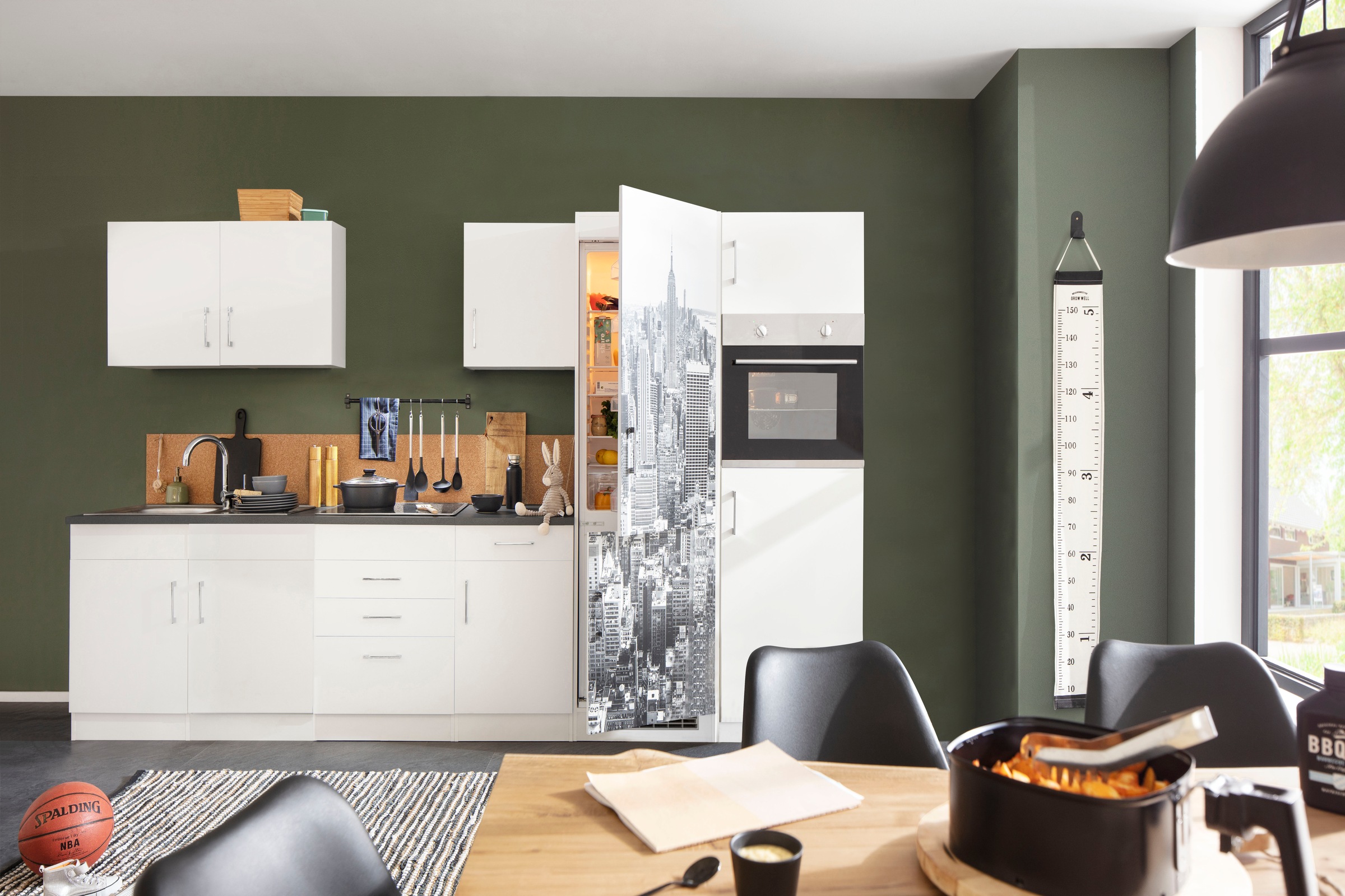 KOCHSTATION Küchenzeile »KS-Paris – Küchen mit einzigartigen Fotomotiven au günstig online kaufen