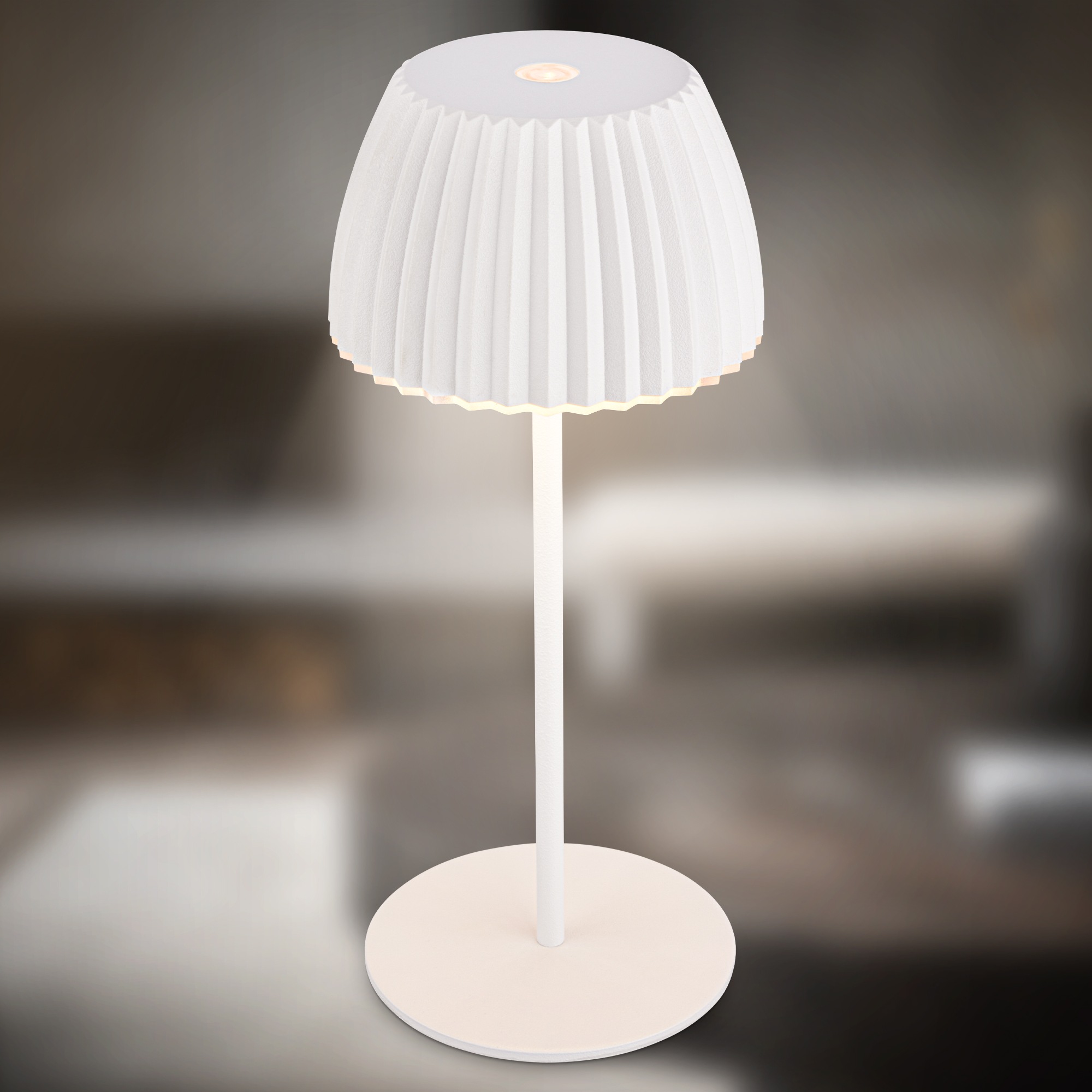 Briloner Leuchten LED Tischleuchte »Akku LED Tischleuchte, mini, weiß«