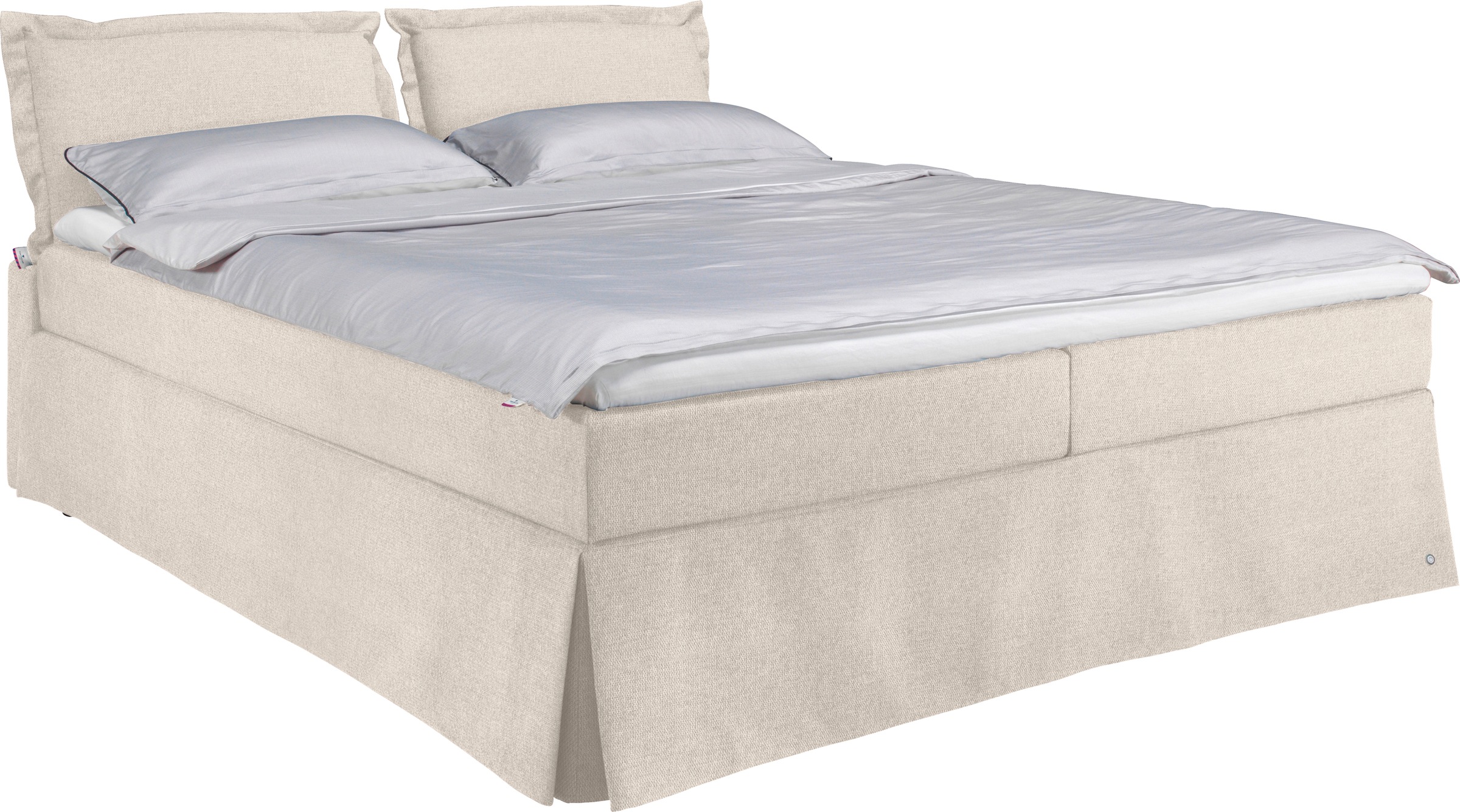TOM TAILOR Boxspringbett »CUSHION BOX«, in Hussenoptik, mit Kopfteil in Kissenform kaufen
