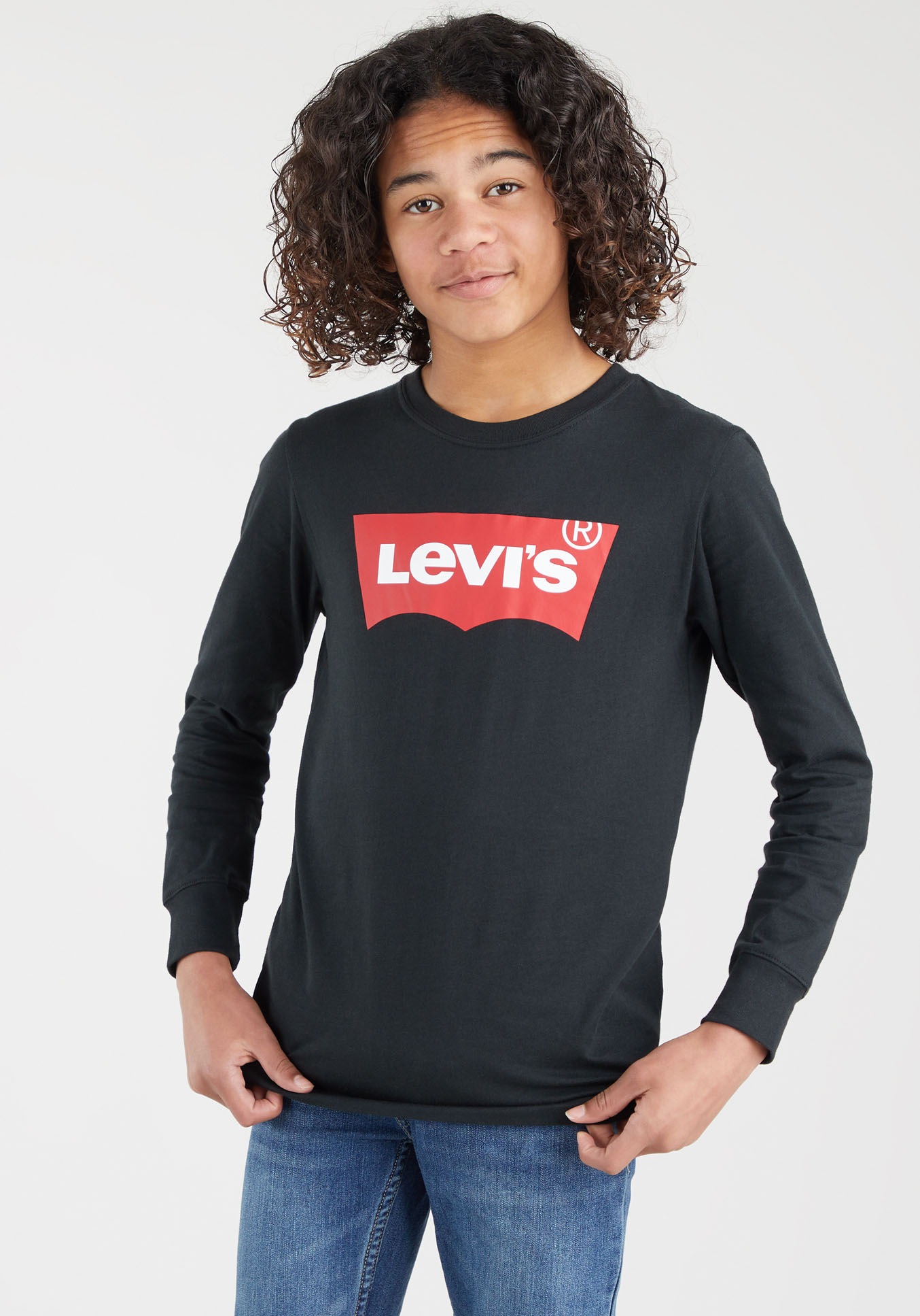 Levi's® Kids Langarmshirt »L/S BATWING TEE«, for BOYS