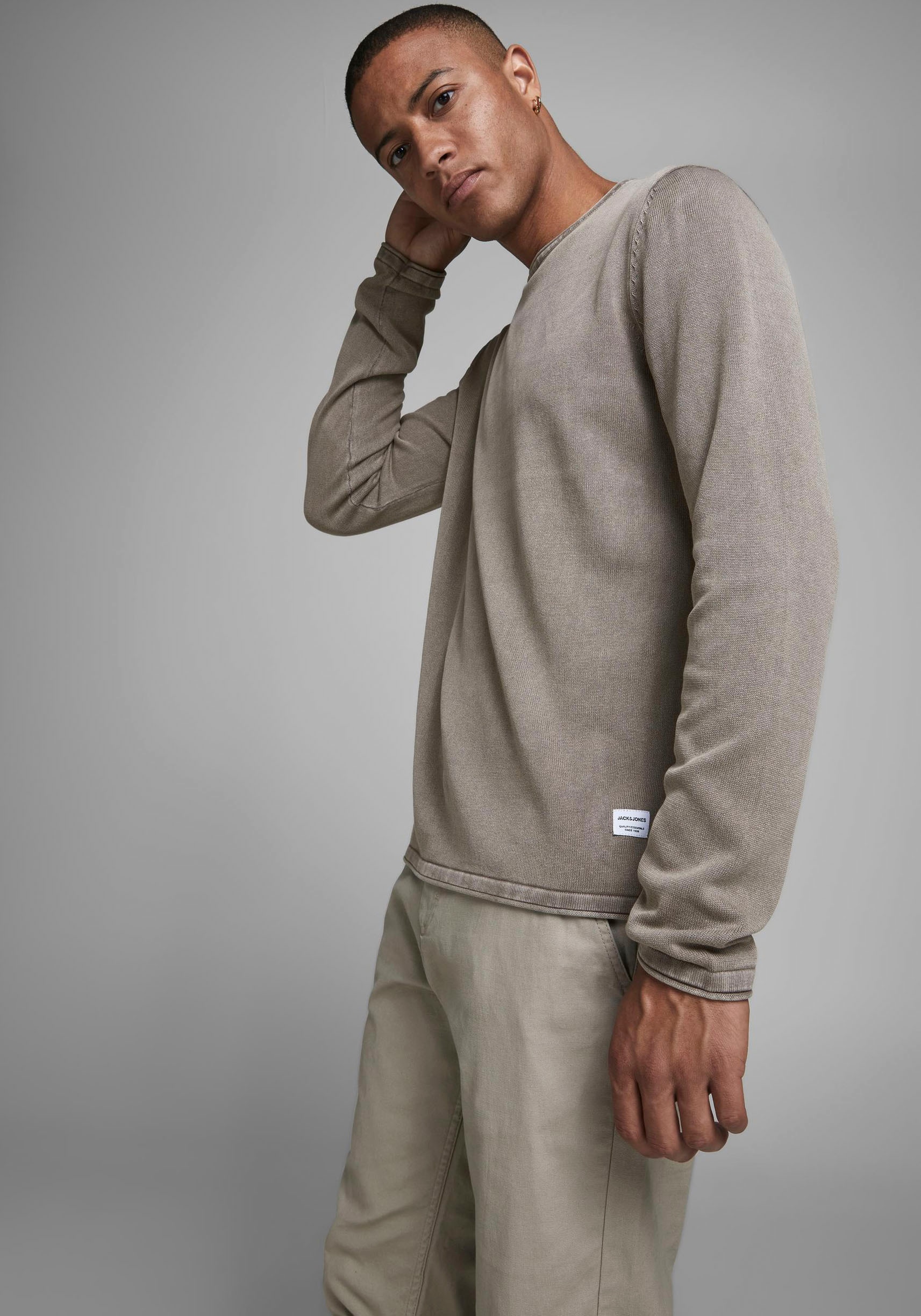 Jack & Jones Rundhalspullover »LEO«