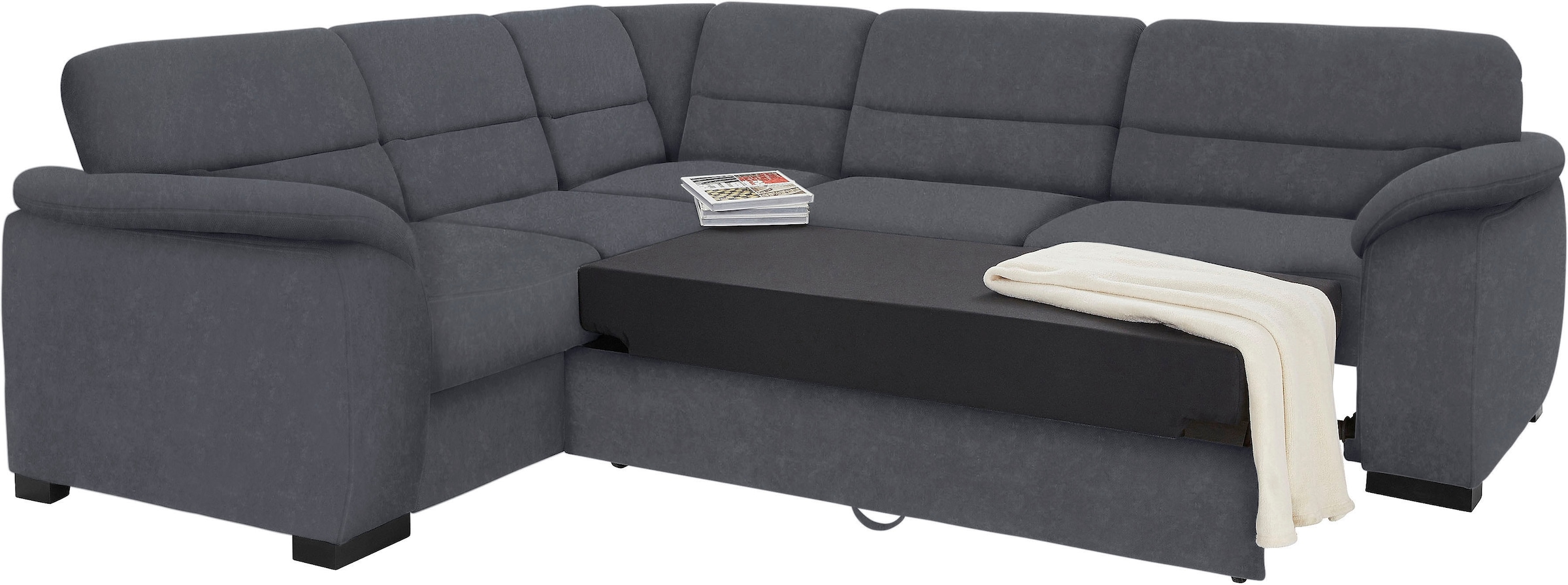 sit&more Ecksofa "Montego L-Form", wahlweise mit Bettfunktion und Schubkast günstig online kaufen