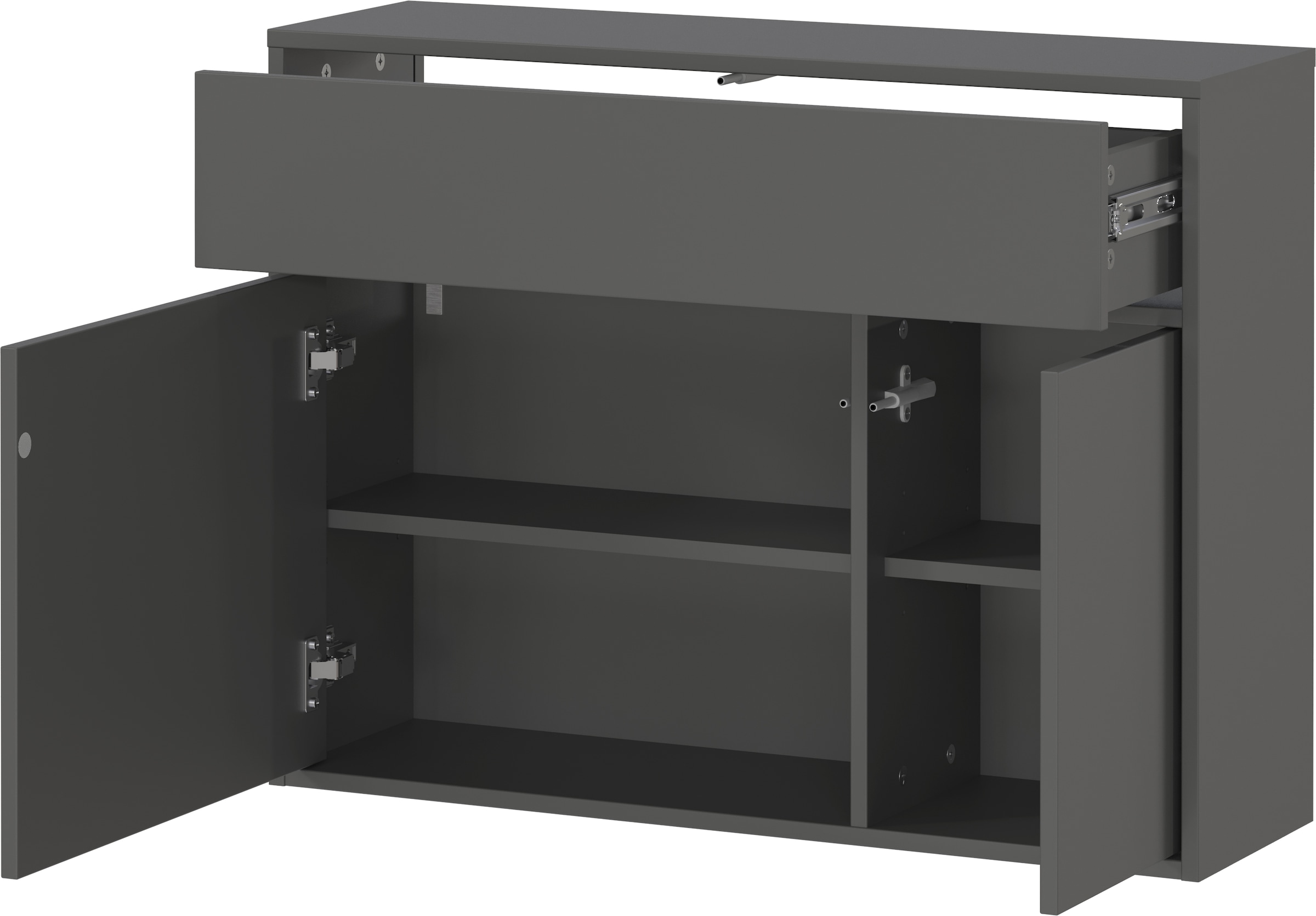 GERMANIA Mehrzweckschrank »Ameca 2.0«, stehend und hängend montierbar, moderner Flurschrank, Breite 83 cm