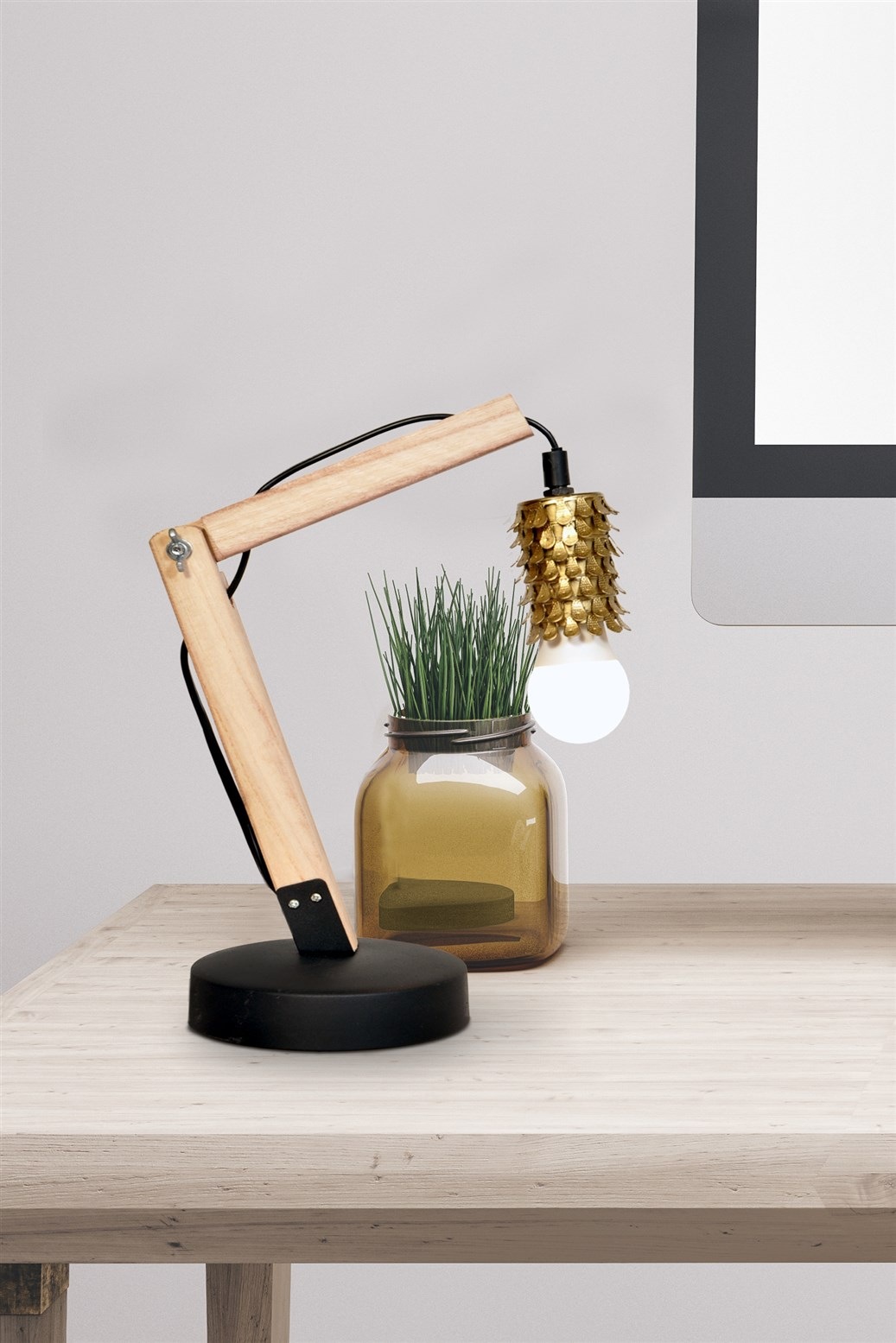 Kayoom Tischleuchte »Tischlampe Rossa IV«, 1 flammig, Leuchtmittel E27   oh günstig online kaufen
