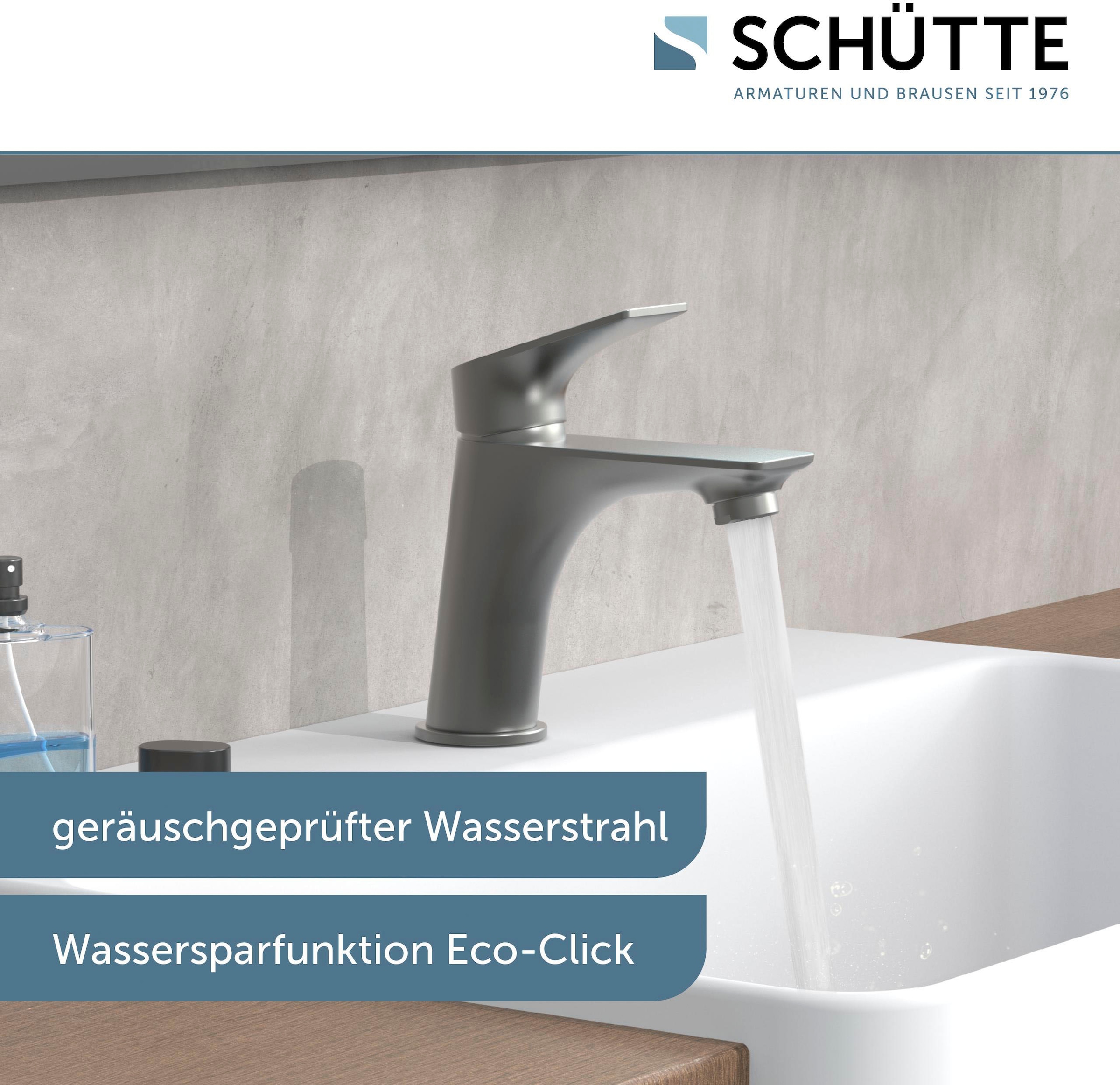 Schütte Waschtischarmatur »BOSTON«, wassersparende Eco-Click-Funktion, inkl günstig online kaufen