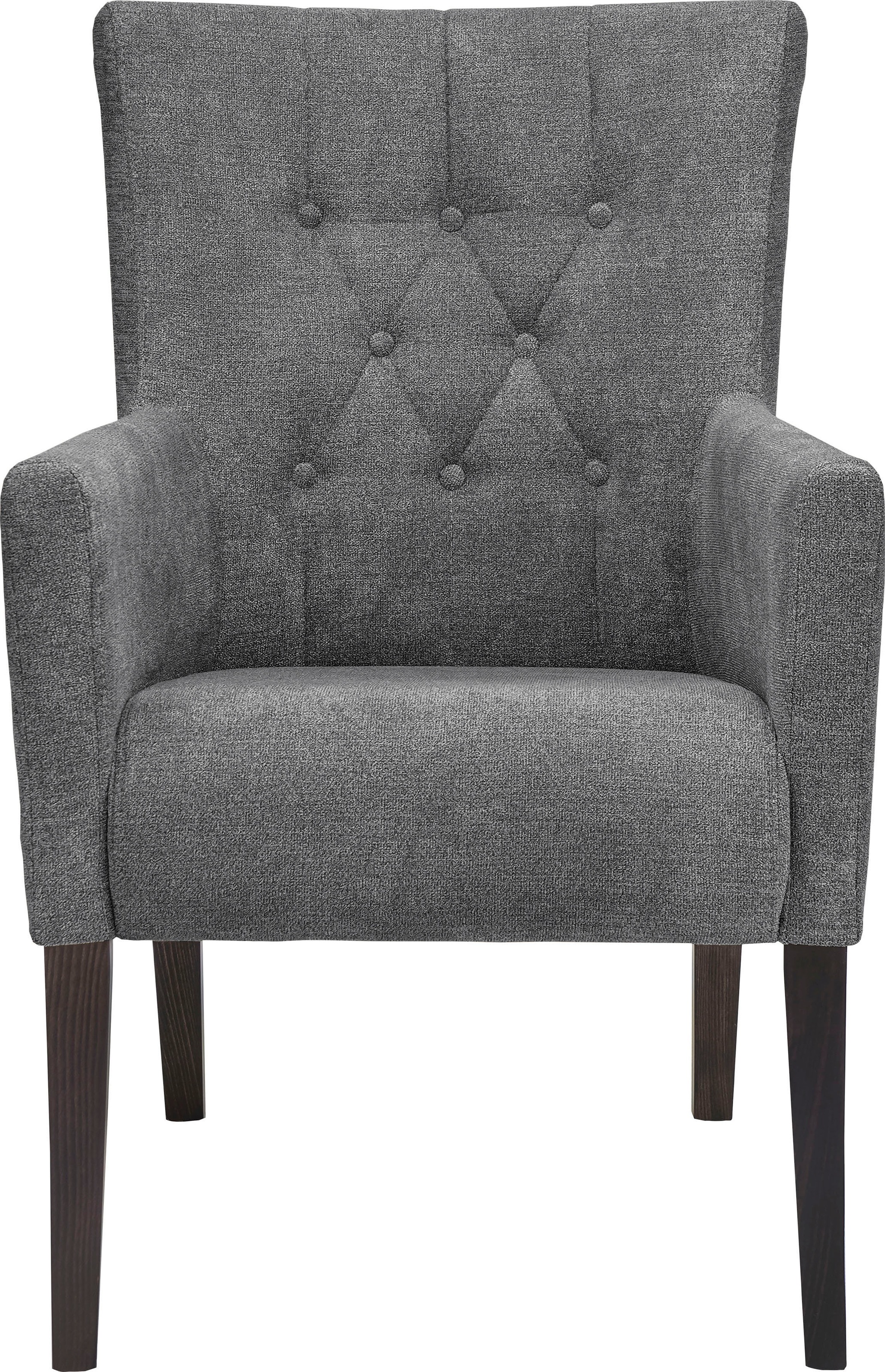 Home affaire Esszimmerstuhl »King« () Esszimmerstuhl mit Knopfheftung günstig online kaufen