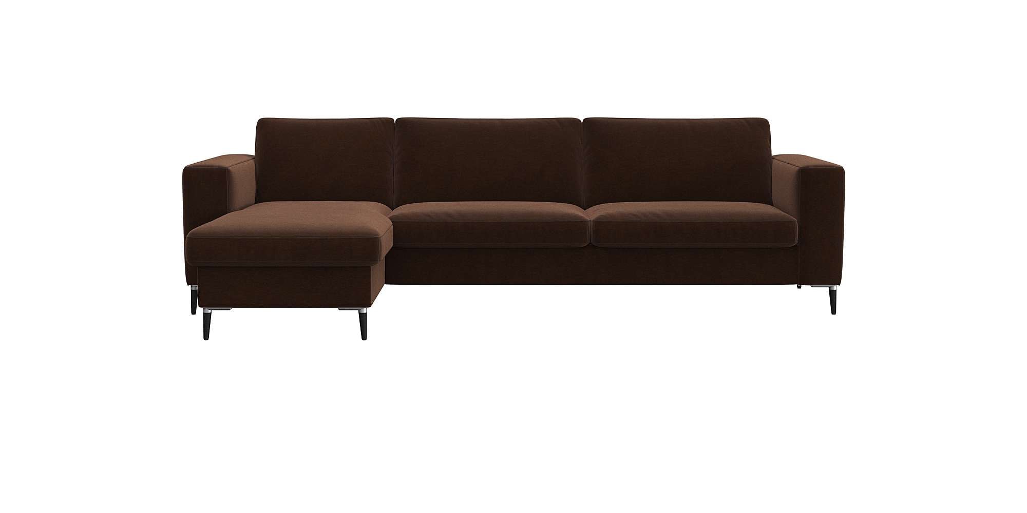 FLEXLUX Ecksofa »Fiore, super Sitzkomfort durch Kaltschaum im Sitz, L-Form« günstig online kaufen