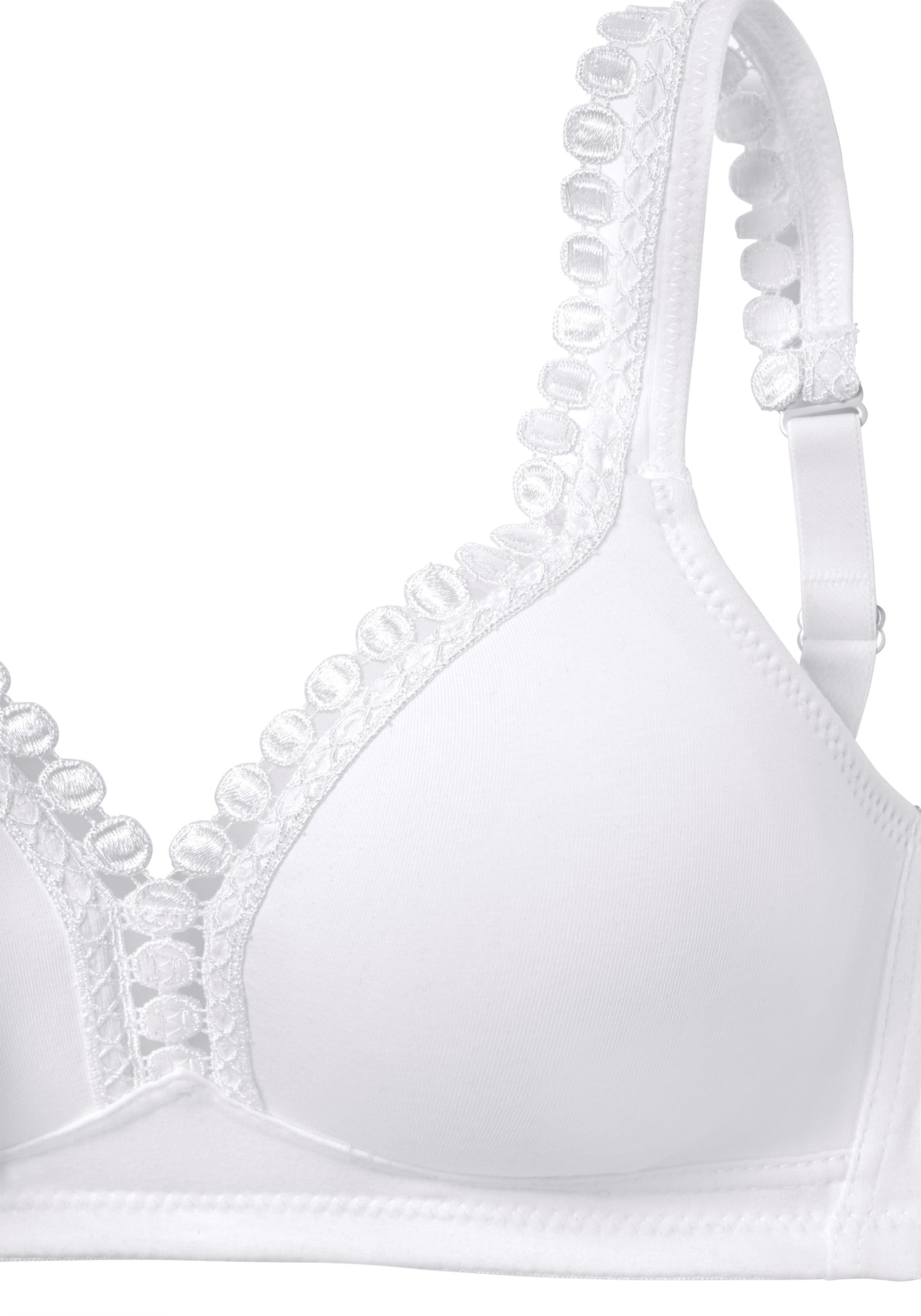 petite fleur Soft-BH, ohne Bügel, mit dekorativer Zierkante