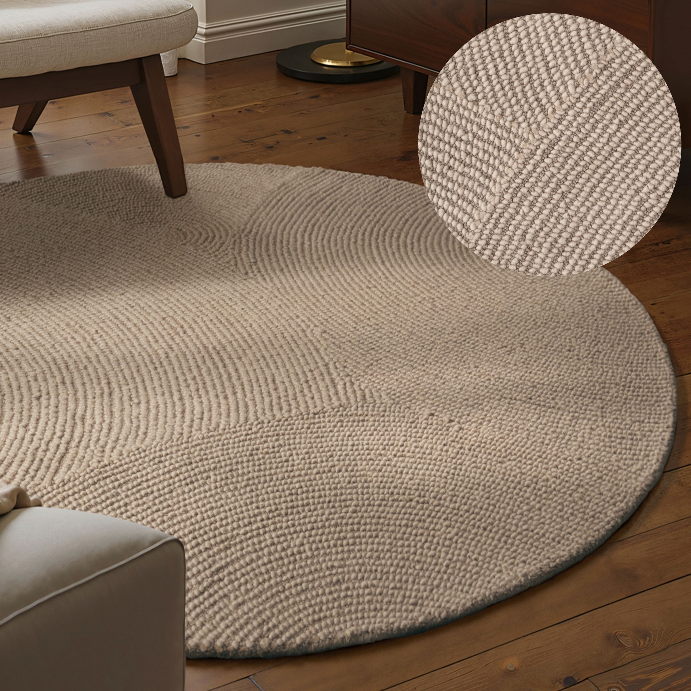 HANSE Home Wollteppich »Eleni«, rechteckig, 18 mm Höhe, Handgetuftet, Wolle günstig online kaufen