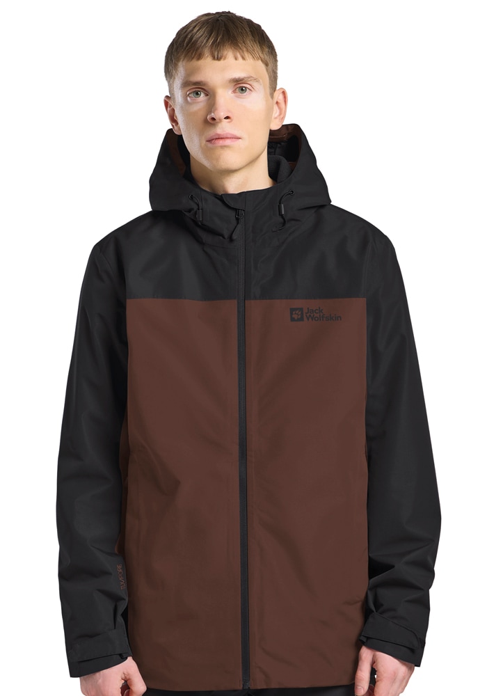 Jack Wolfskin 3-in-1-Funktionsjacke »TAUBENBERG 3IN1 JKT M«, mit Kapuze