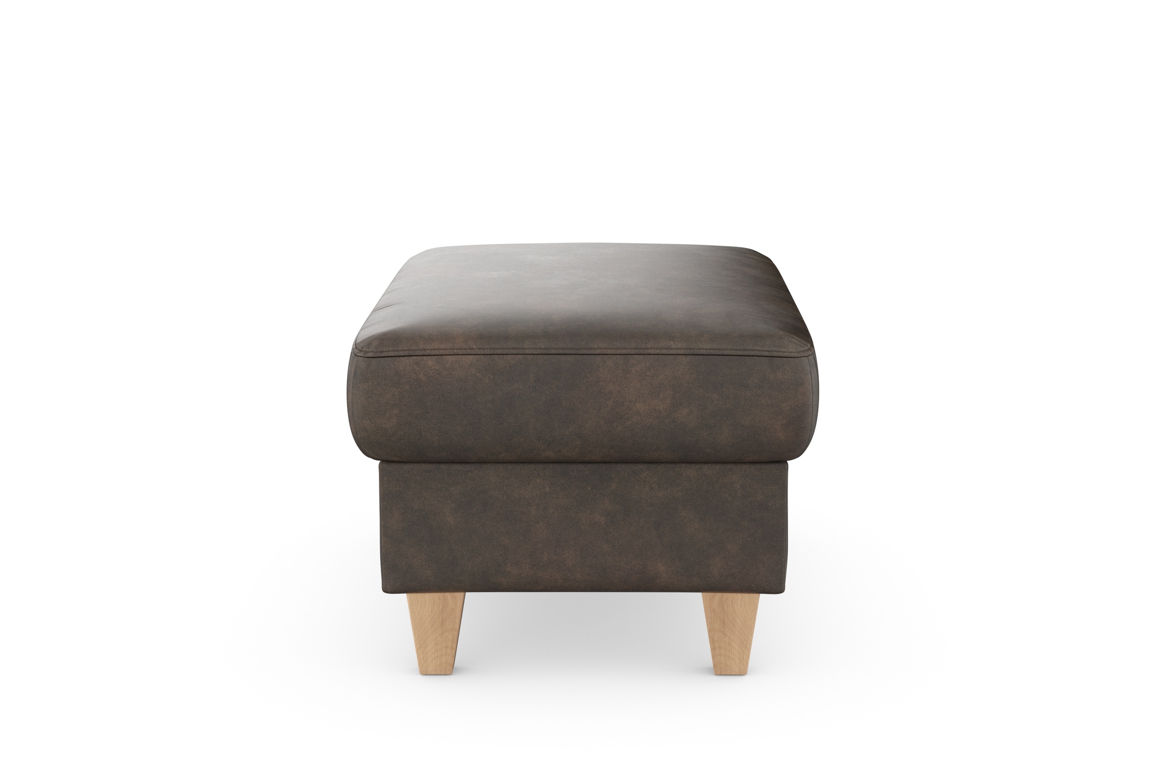 sit&more Stauraumhocker »Farö«, mit Stauraum und Federkern und naturfarbenen Füßen