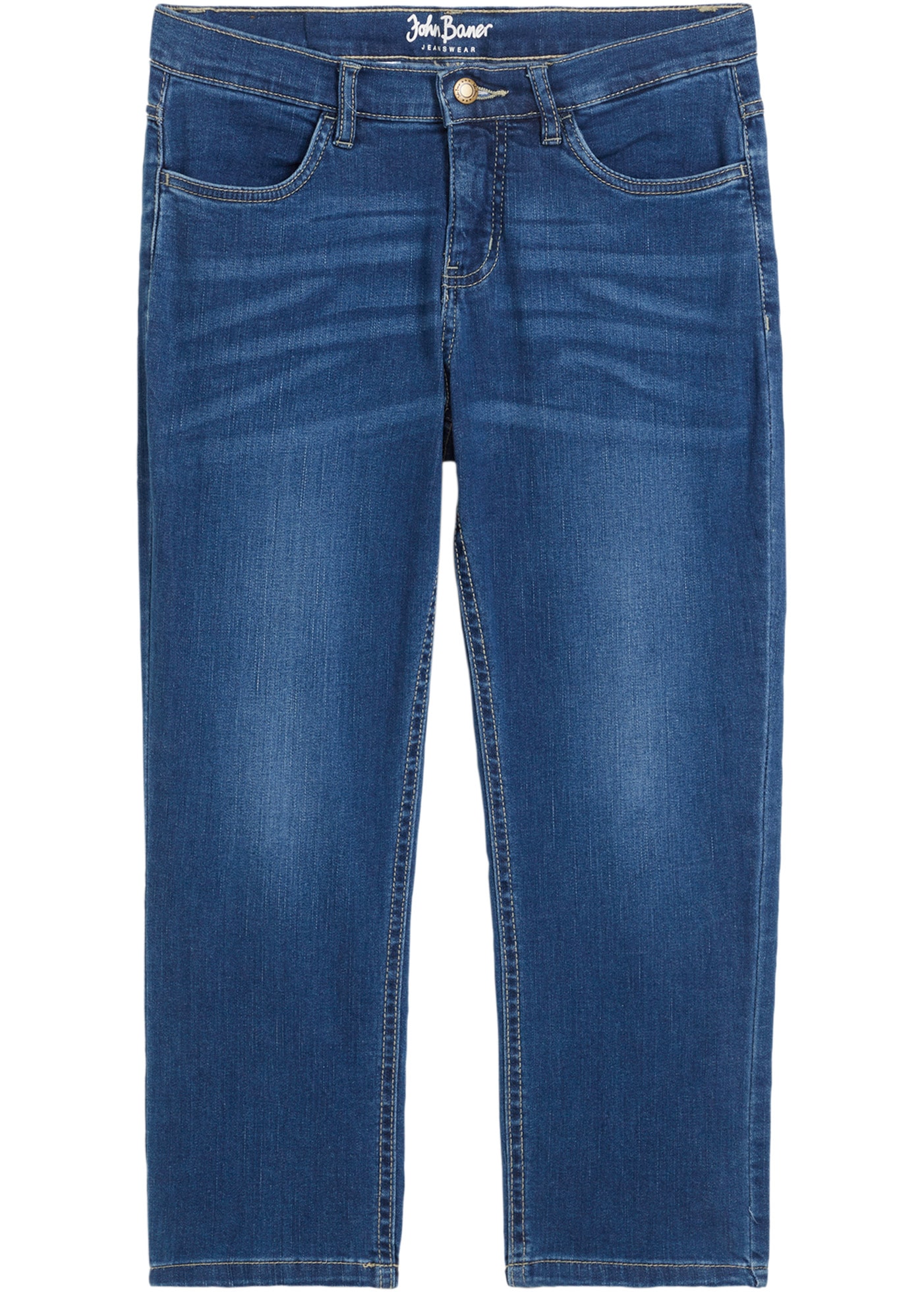 bonprix 7/8-Jeans 2 Stk. schmal geschnitten und leichte used Optik