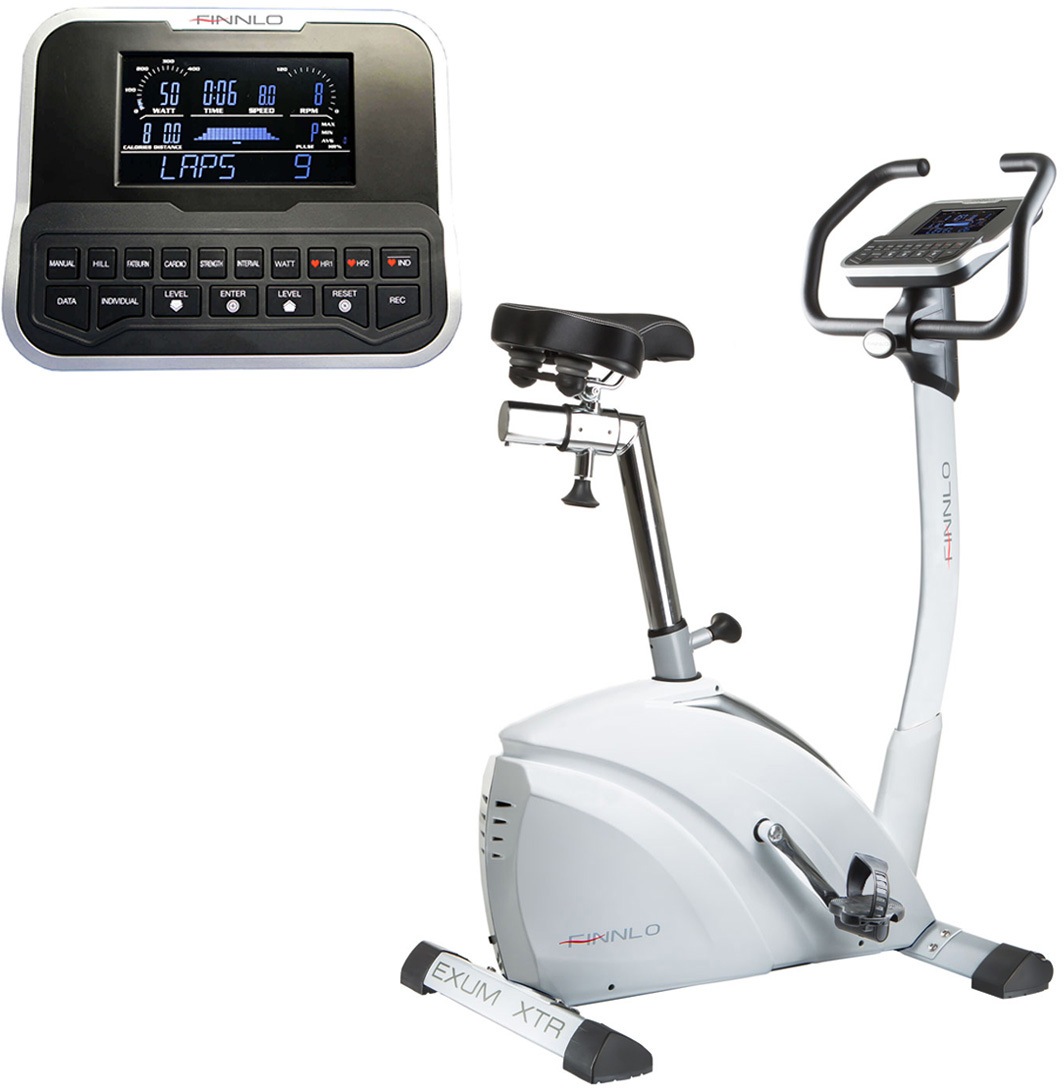 Finnlo by Hammer Ergometer »Exum XTR BT«, (mit Tablet-Halterung), Schwungmasse ca. 12 kg, 24 Widerstandsstufen