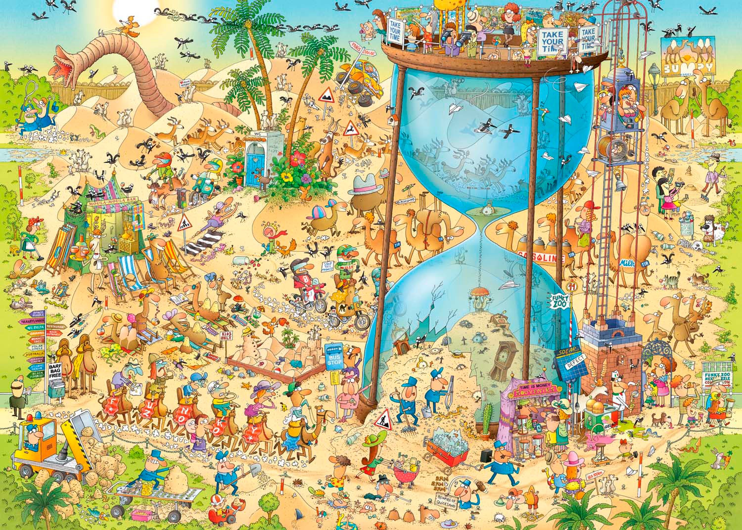 HEYE Puzzle »Desert Habitat / Funky Zoo«, Made in Germany
