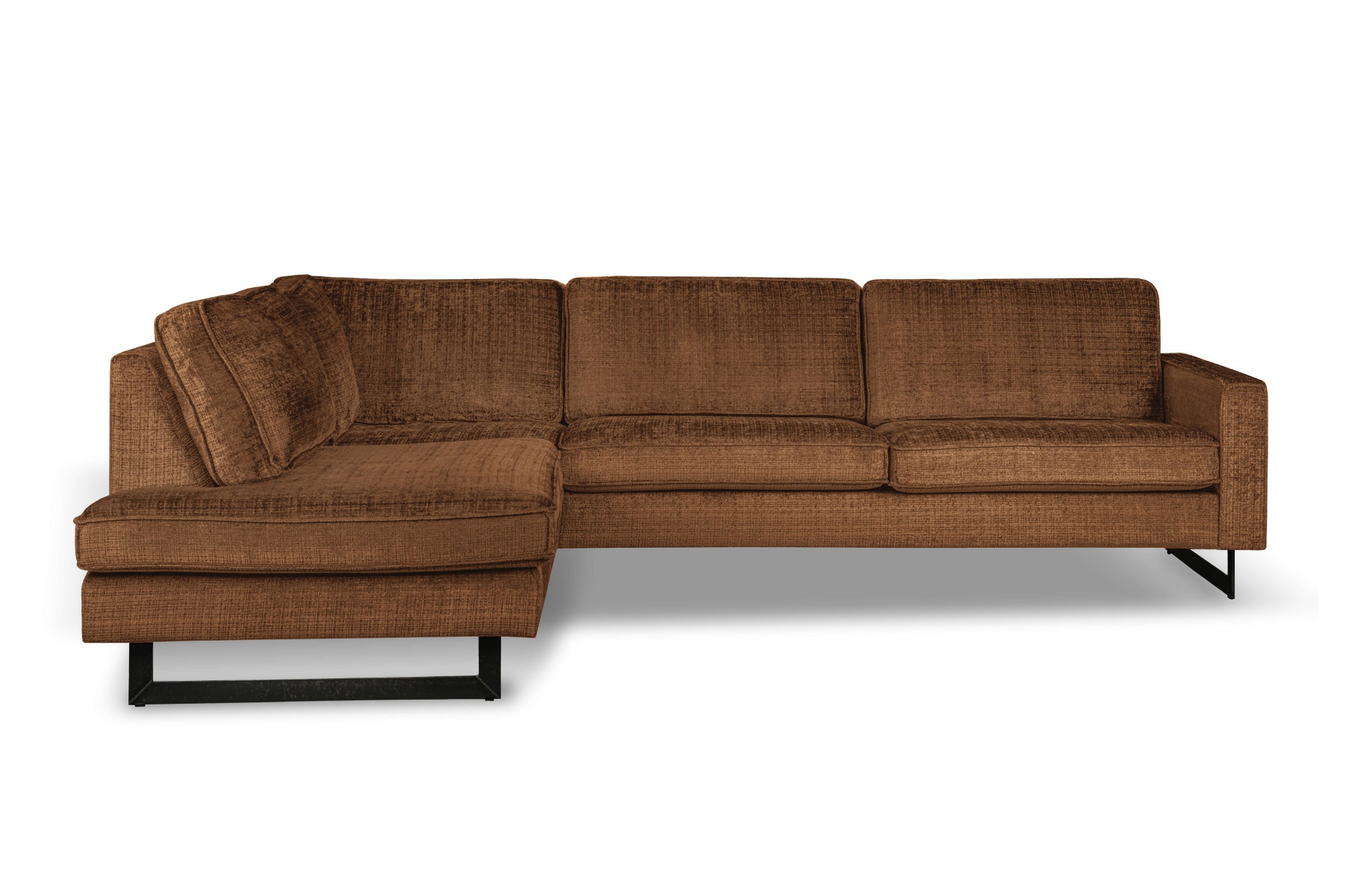 PLACES OF STYLE Ecksofa »Pinto, 290 cm, Cord, Chenille, Lederoptik, Ottoman günstig online kaufen