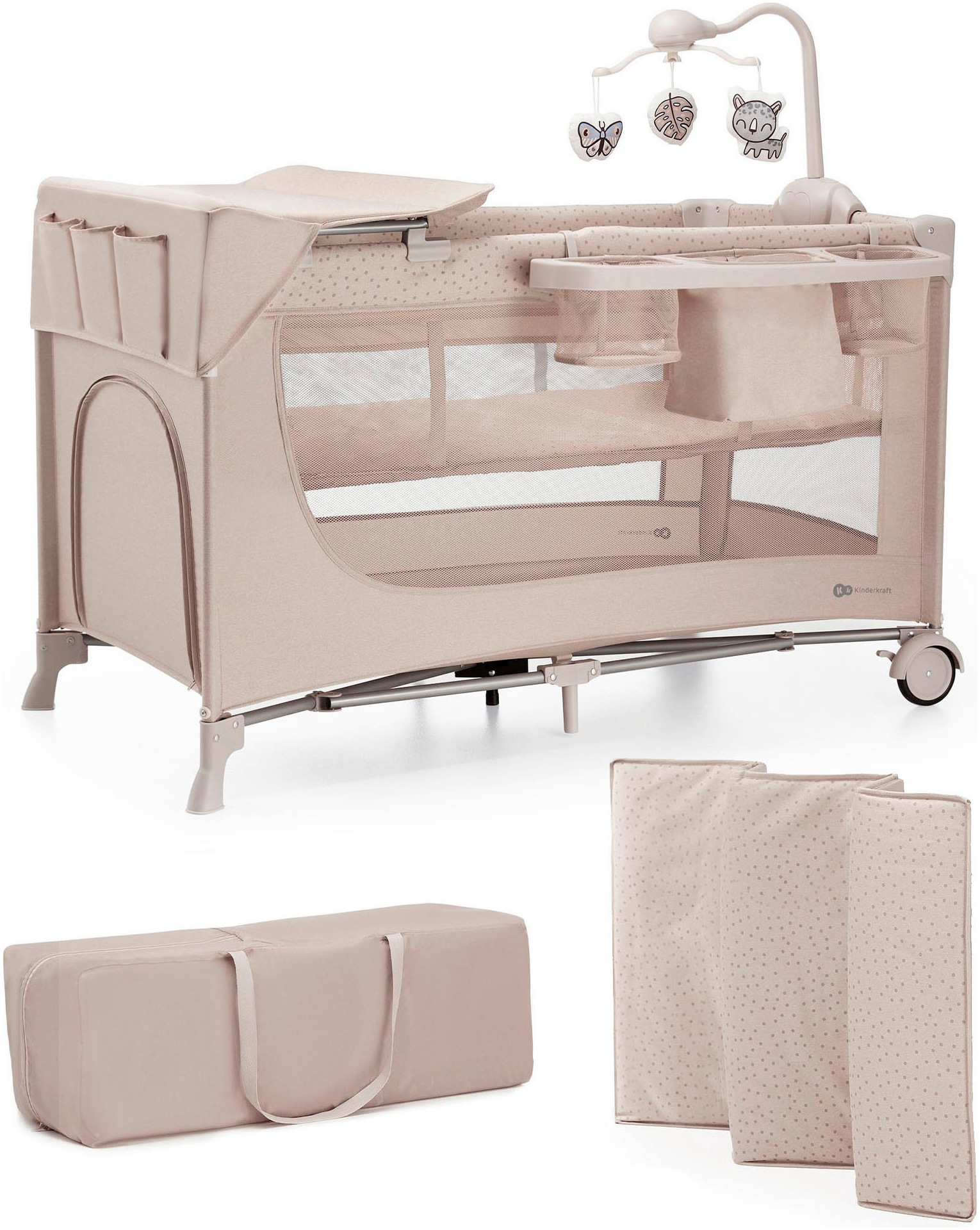 Kinderkraft Baby-Reisebett »JOY 2 mit Zubehör«